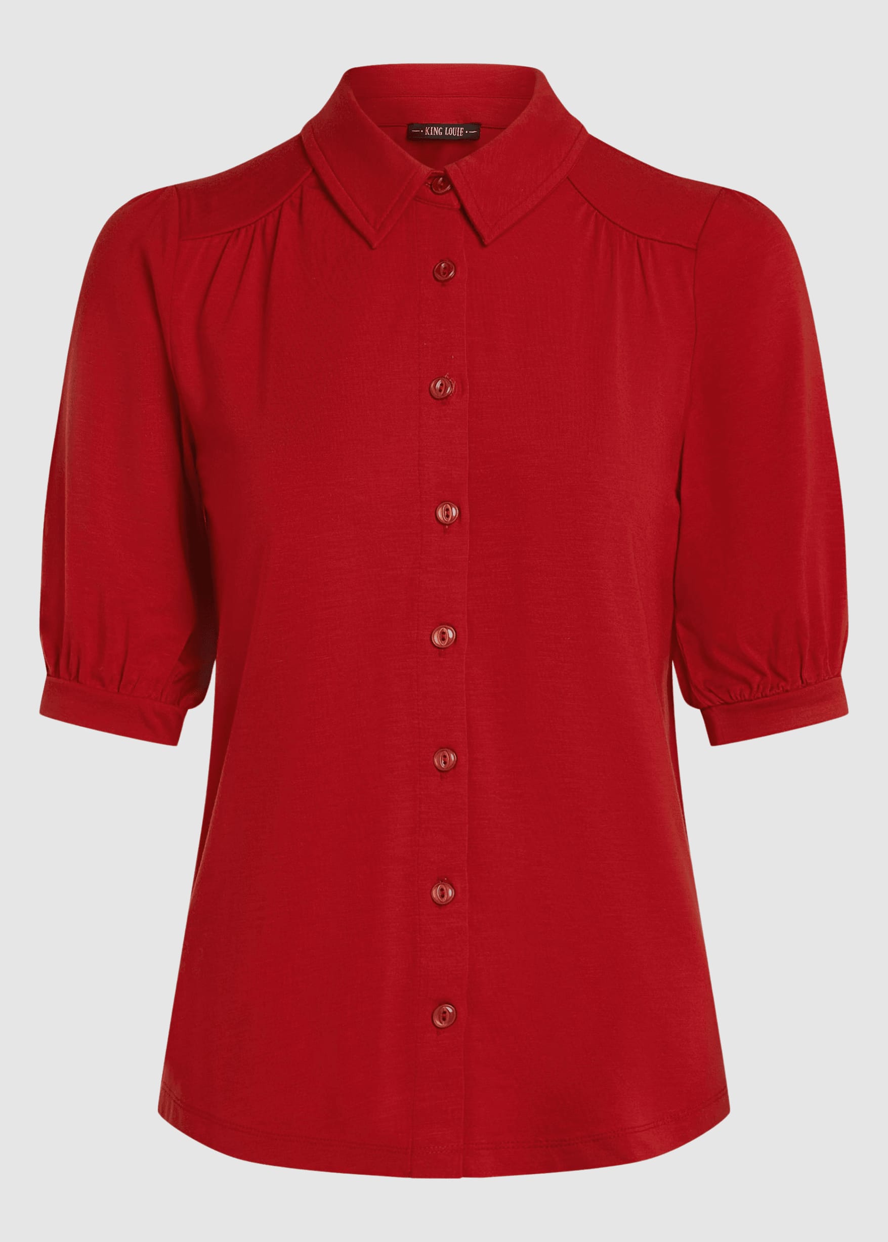 Carina Blouse Tulum Chili Red