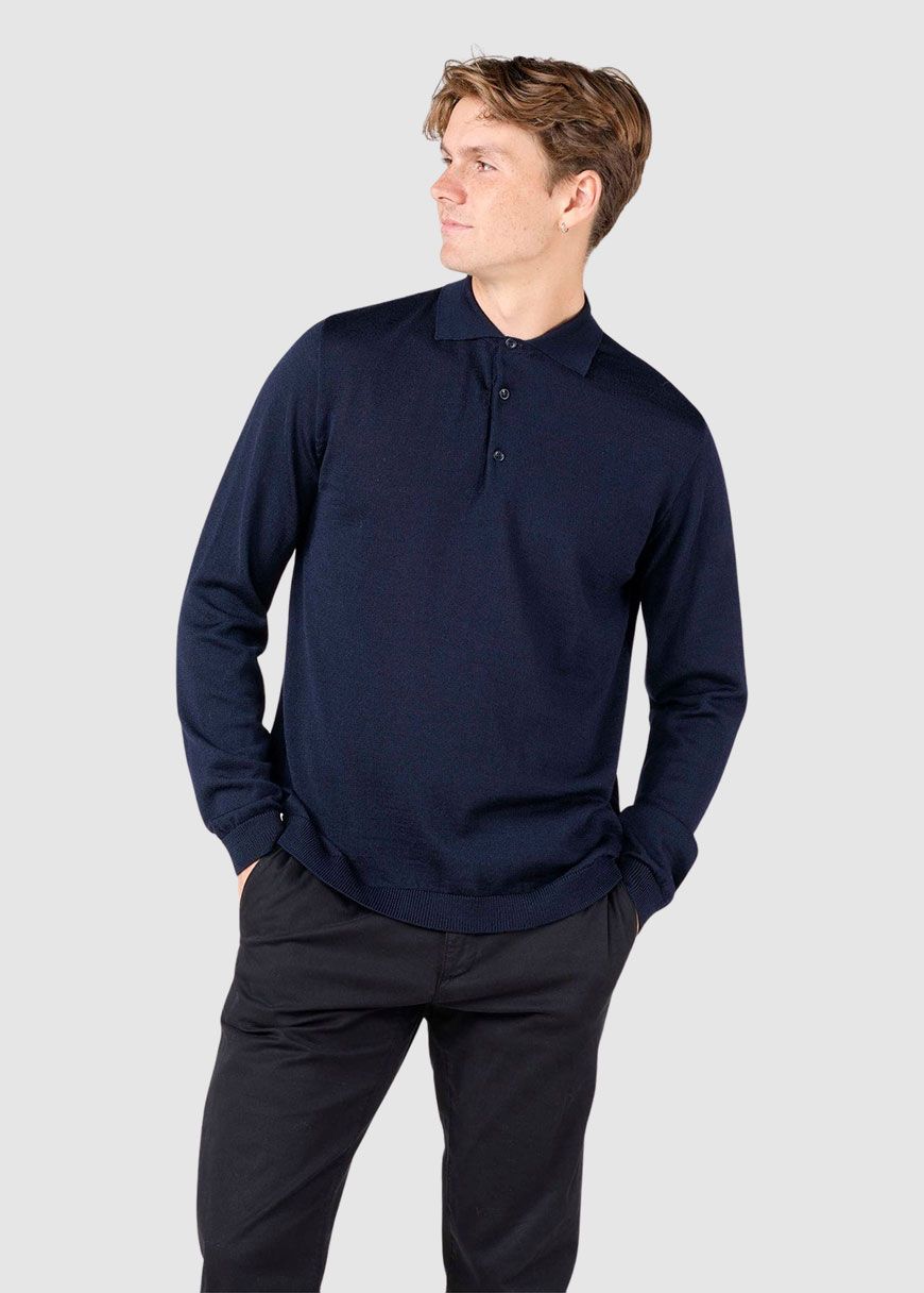 L/S Knit Polo