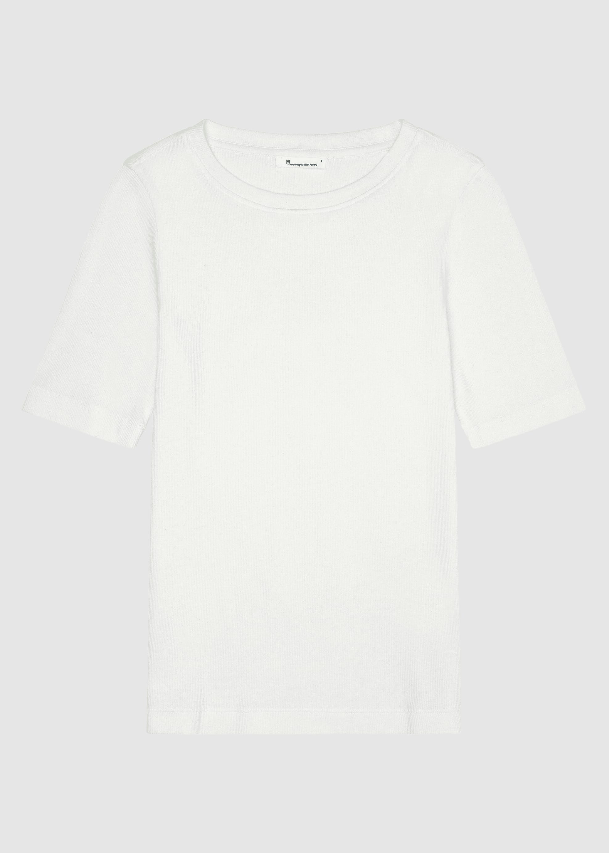 Rib T-Shirt Star White