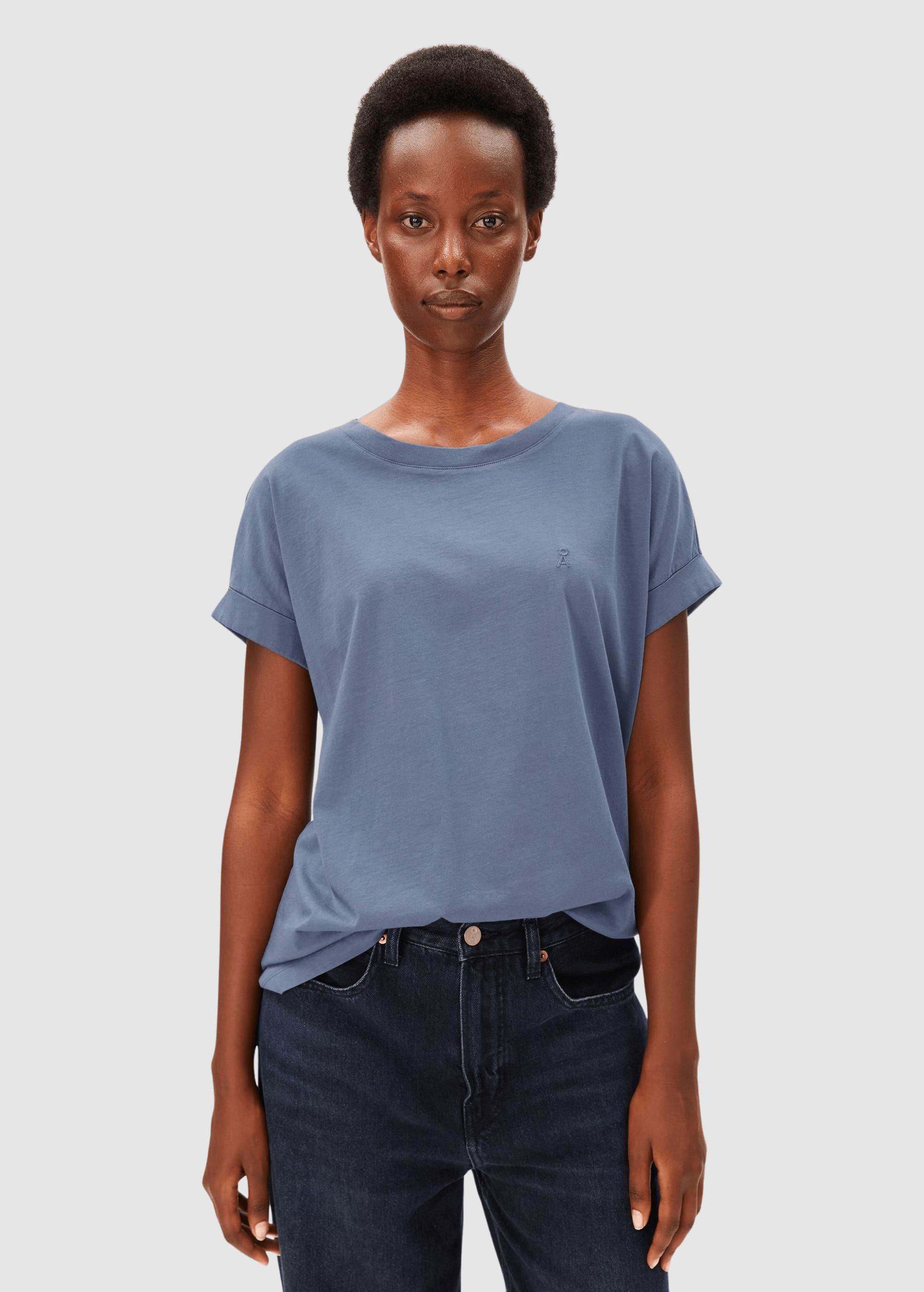 armedangels-idaara-t-shirt-dusty-moon-1.jpeg Idaara T-Shirt Dusty Moon