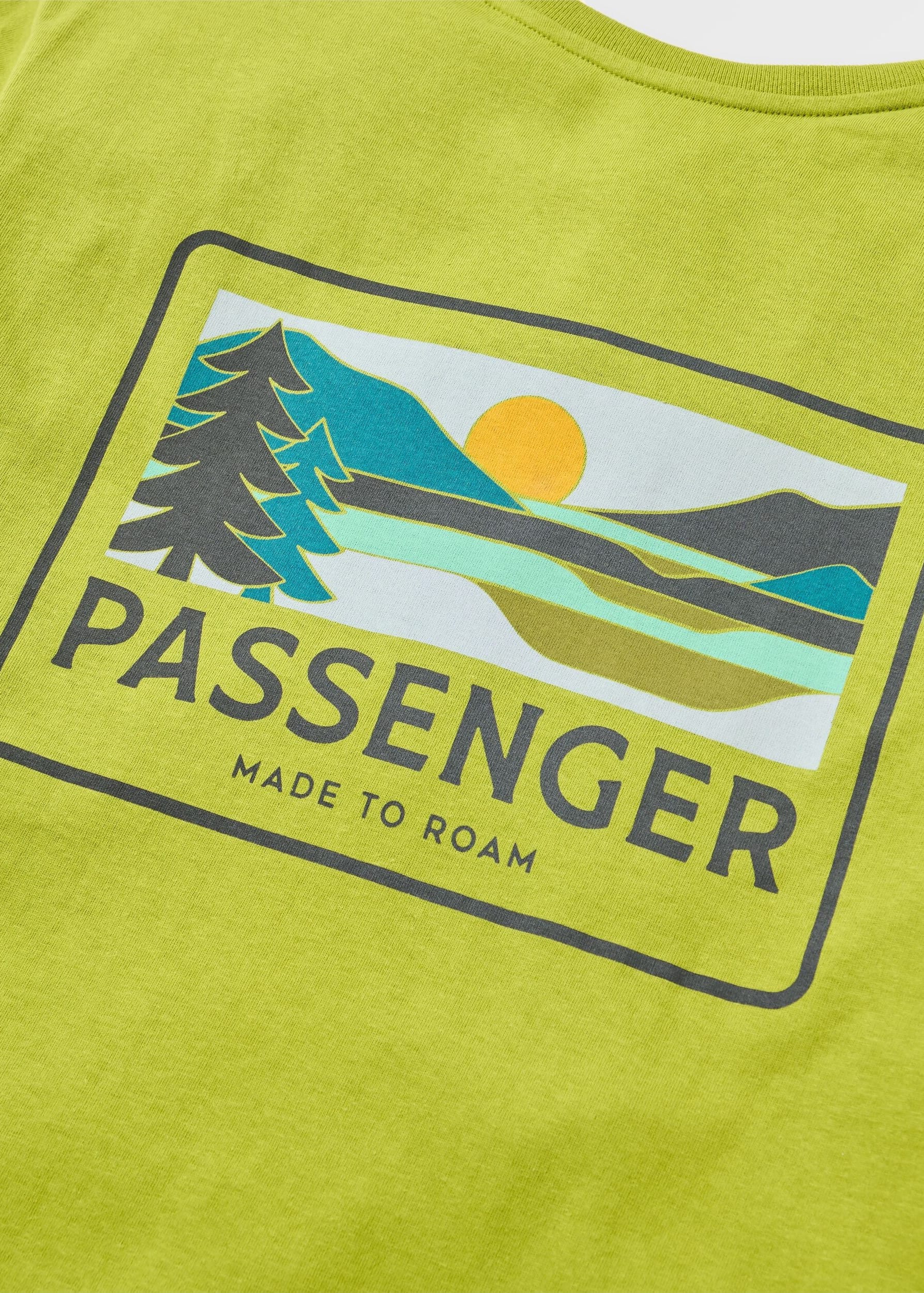 Roamer Men's Recycled Cotton T-Shirt Tea Green