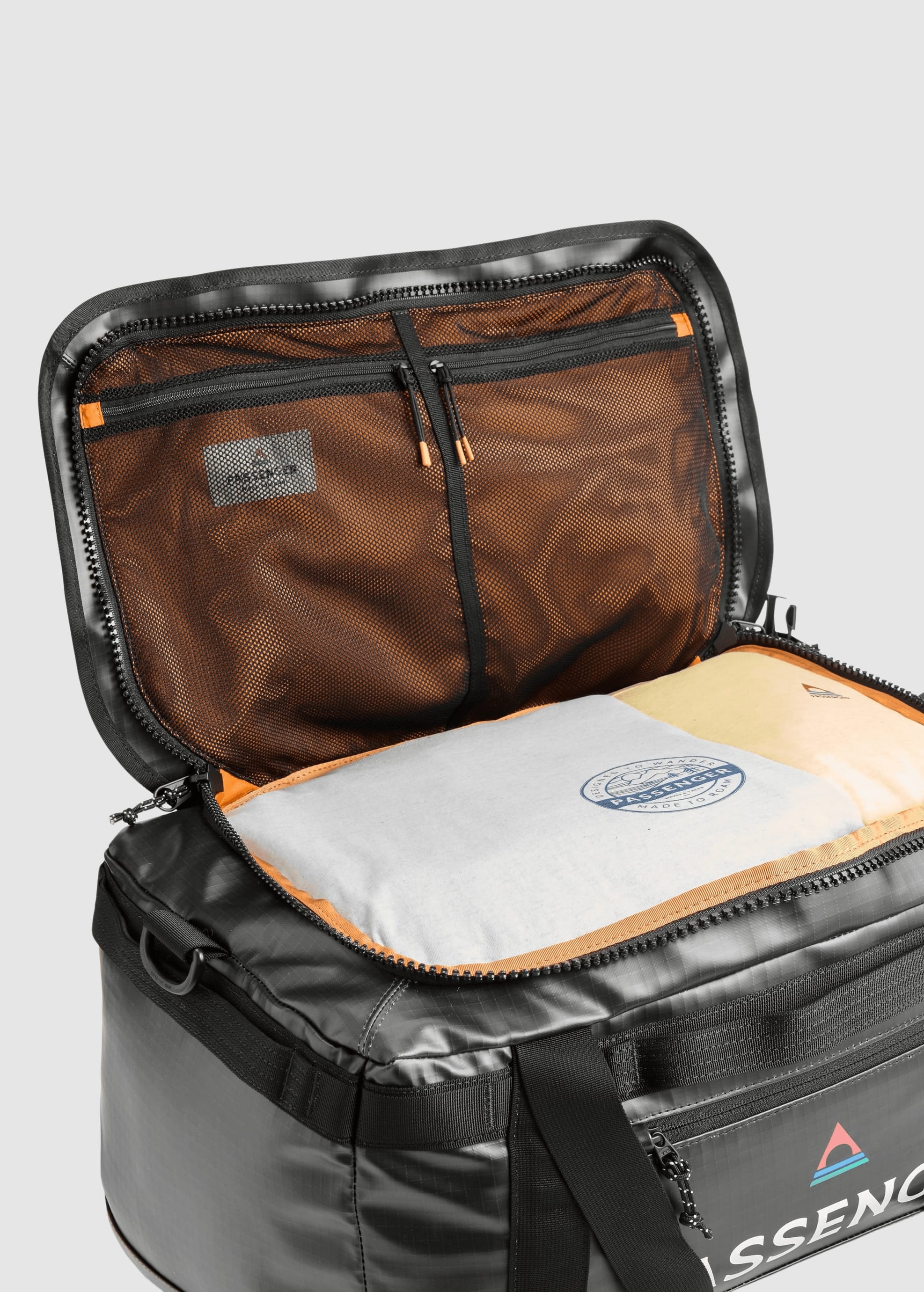 Roamer Recycled 40l Duffel Bag Phantom Black