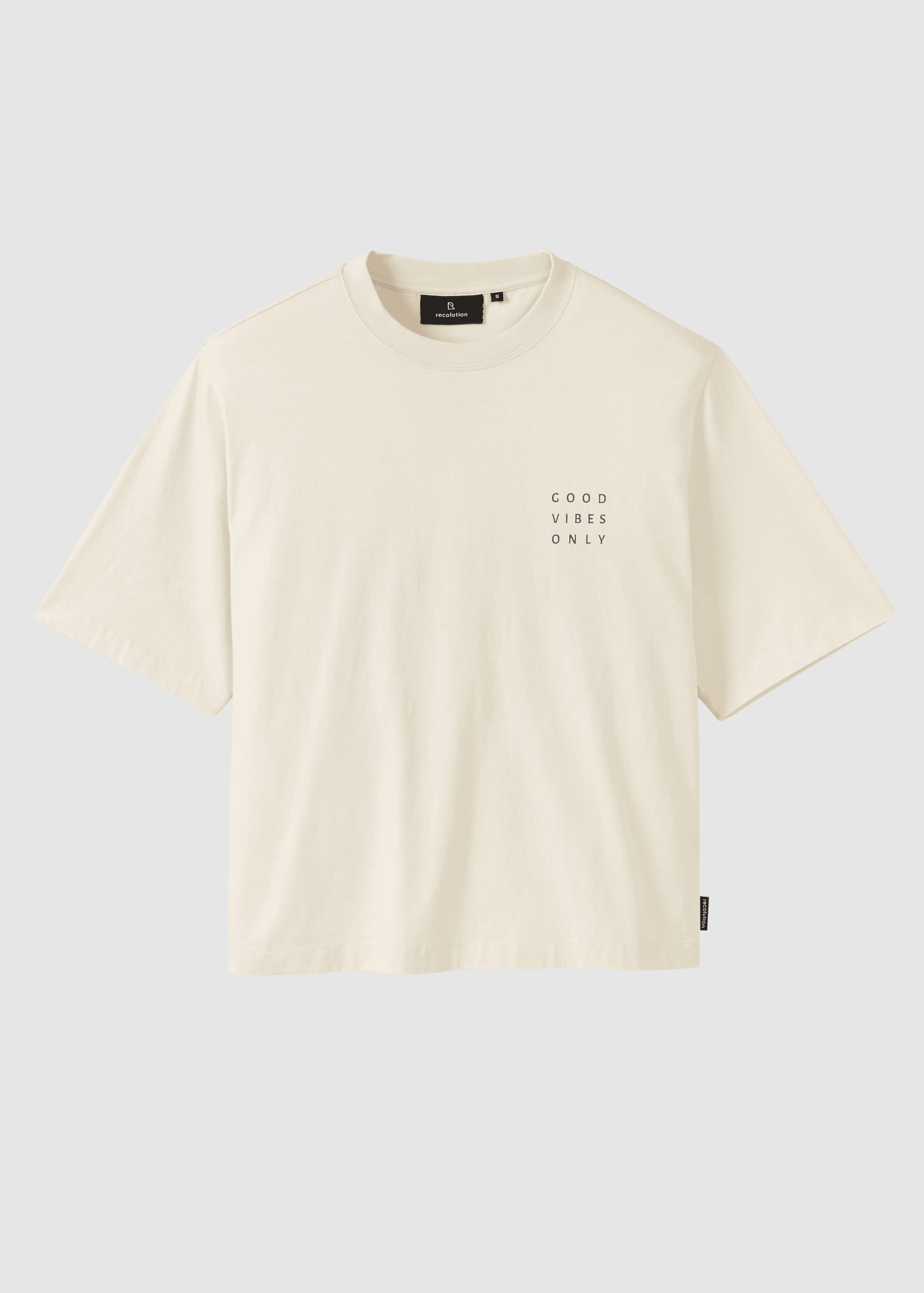 T-Shirt Azolla Good Vibes Arctic White