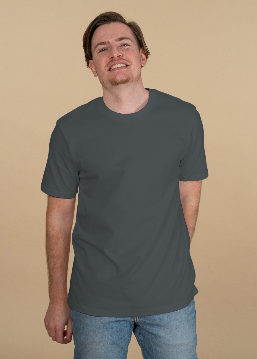 Classic T-Shirt Man 3er Pack Anthracite