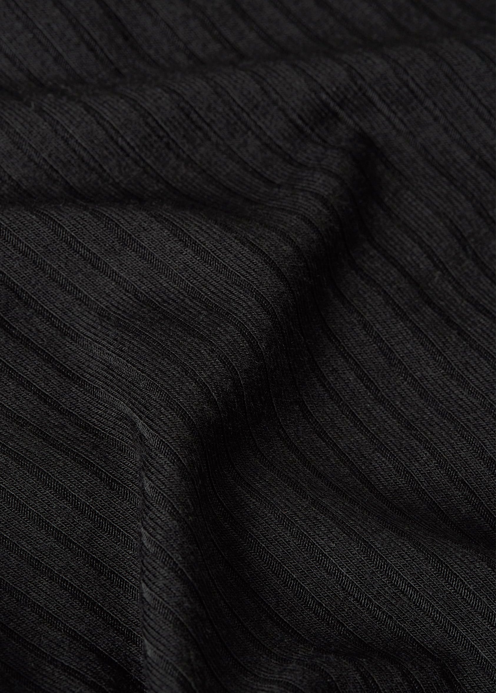 Brigitta Camisole Uni Rib Black