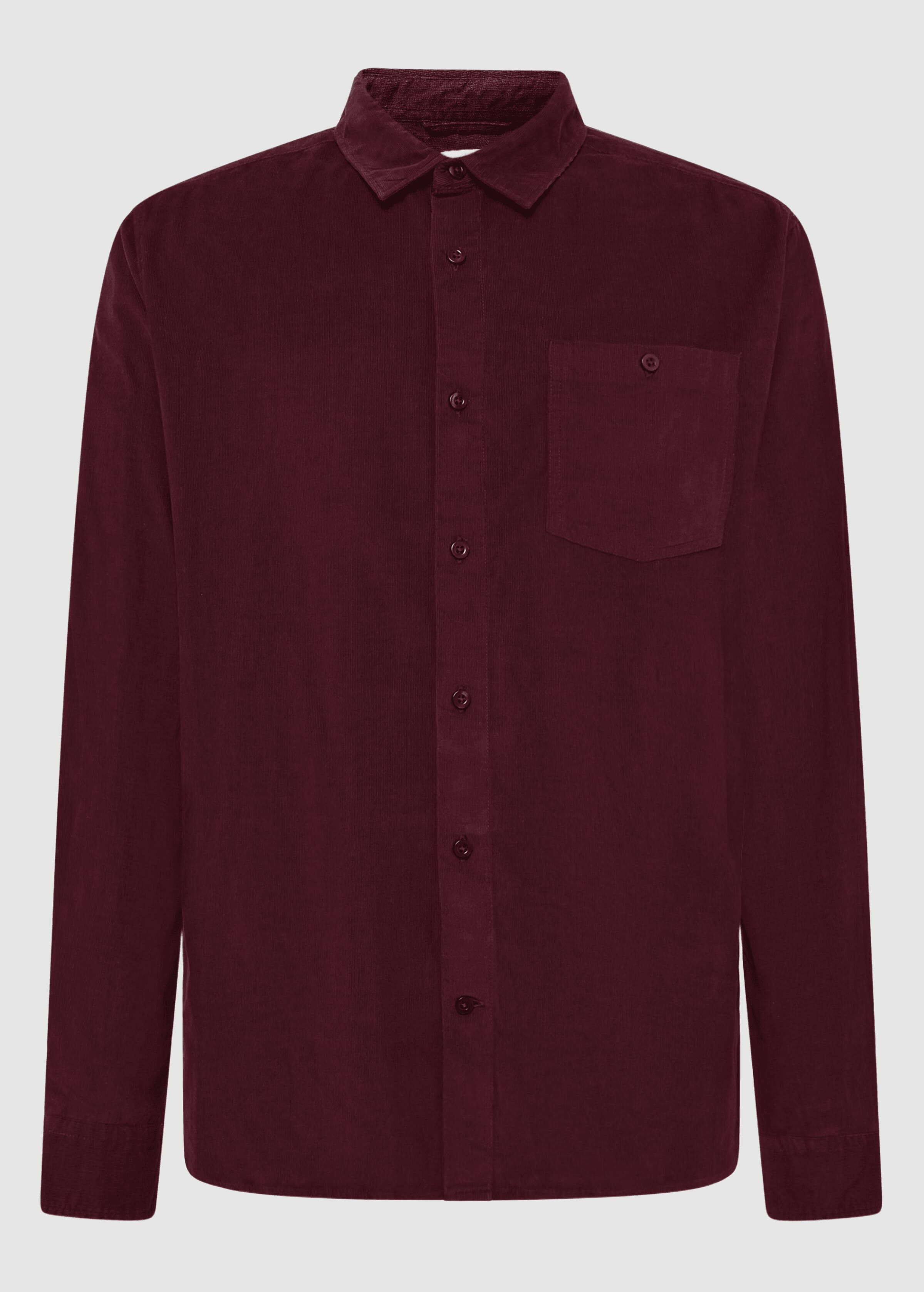 Dune Regular Corduroy Shirt Burgundy