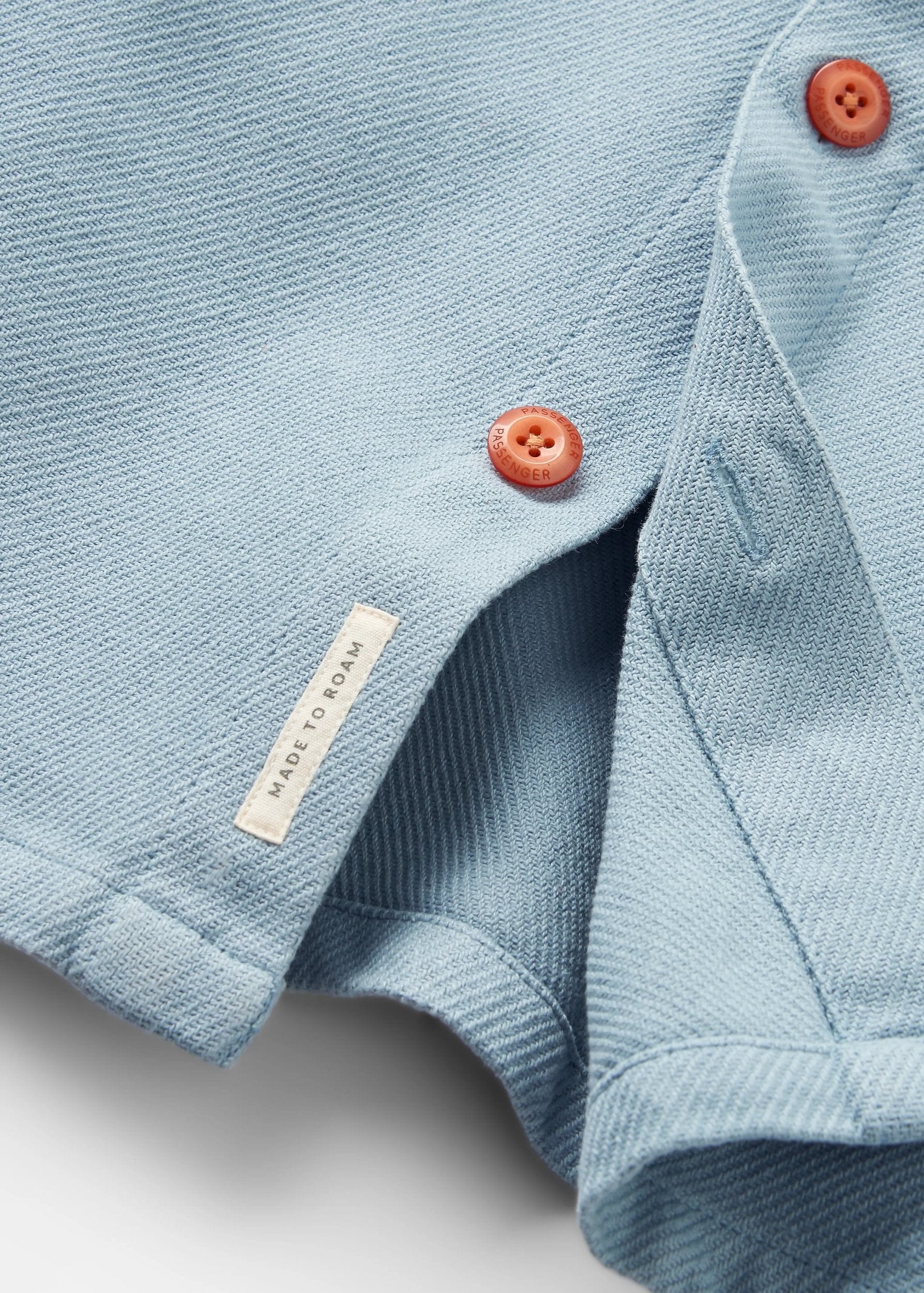 Island Twill Shirt Faded Denim