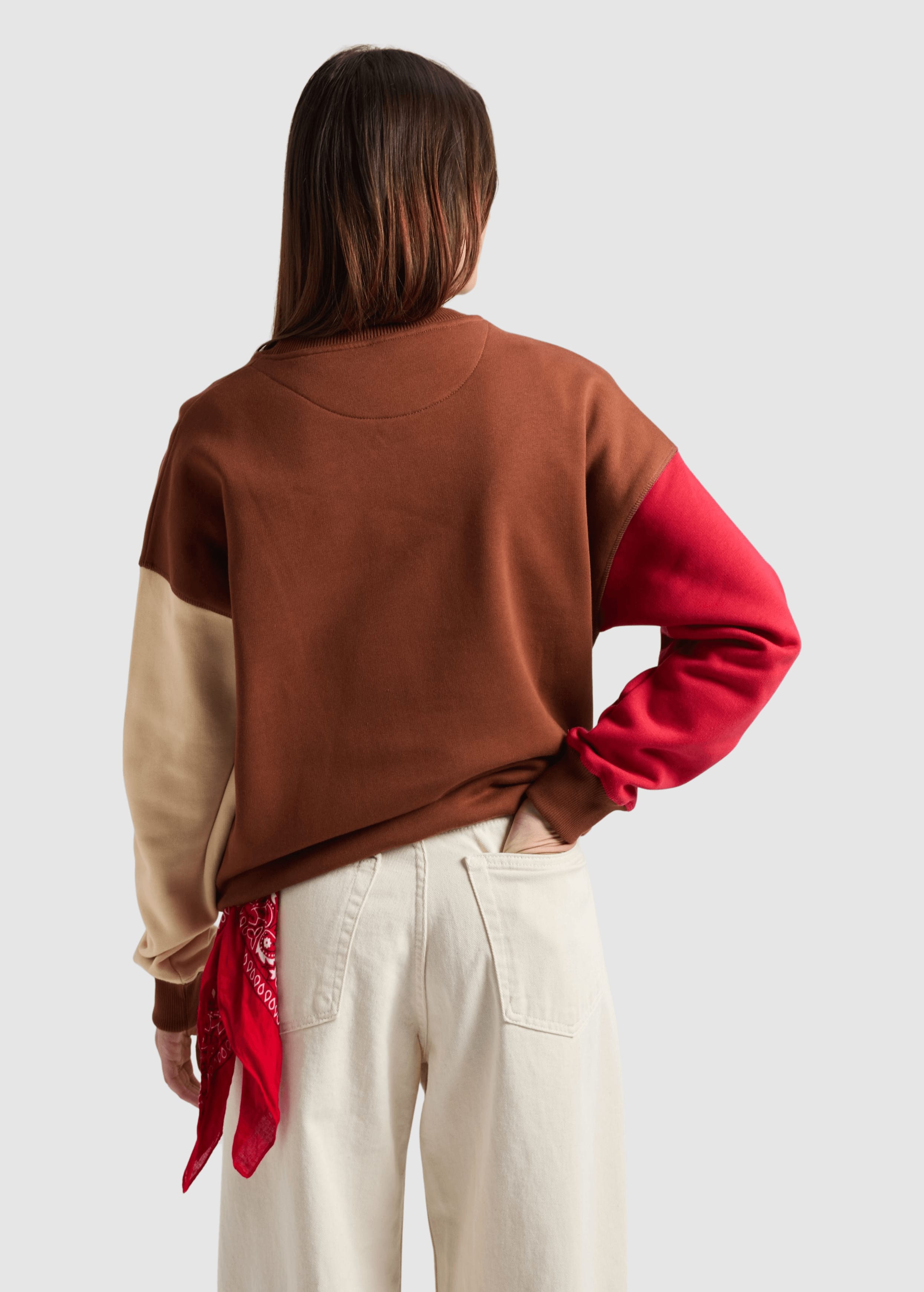 trendsplant-women-s-color-block-sweatshirt-cherry-mahogany-brown-2.jpeg Women's Color Block Sweatshirt Cherry Mahogany Brown