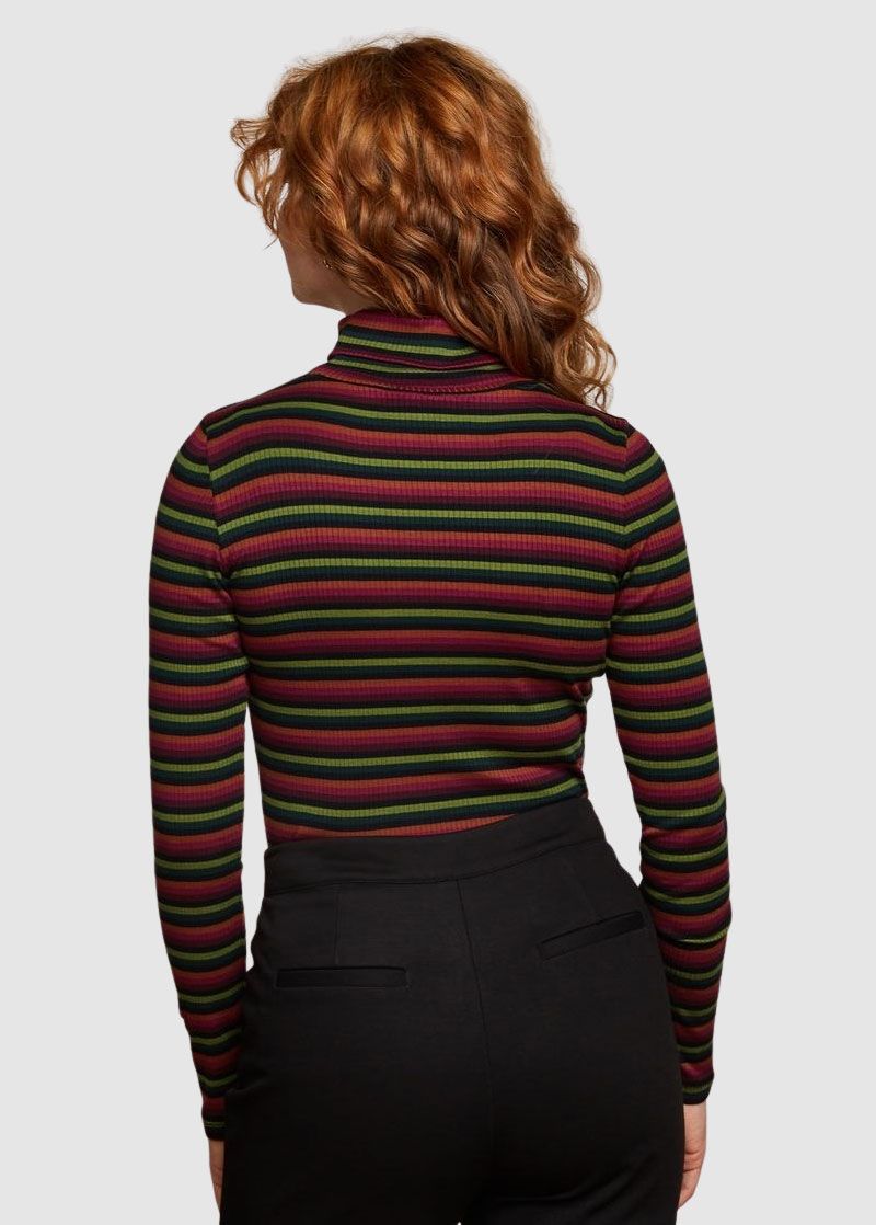 Rollneck Top Jardin Stripe Rollneck Top Jardin Stripe