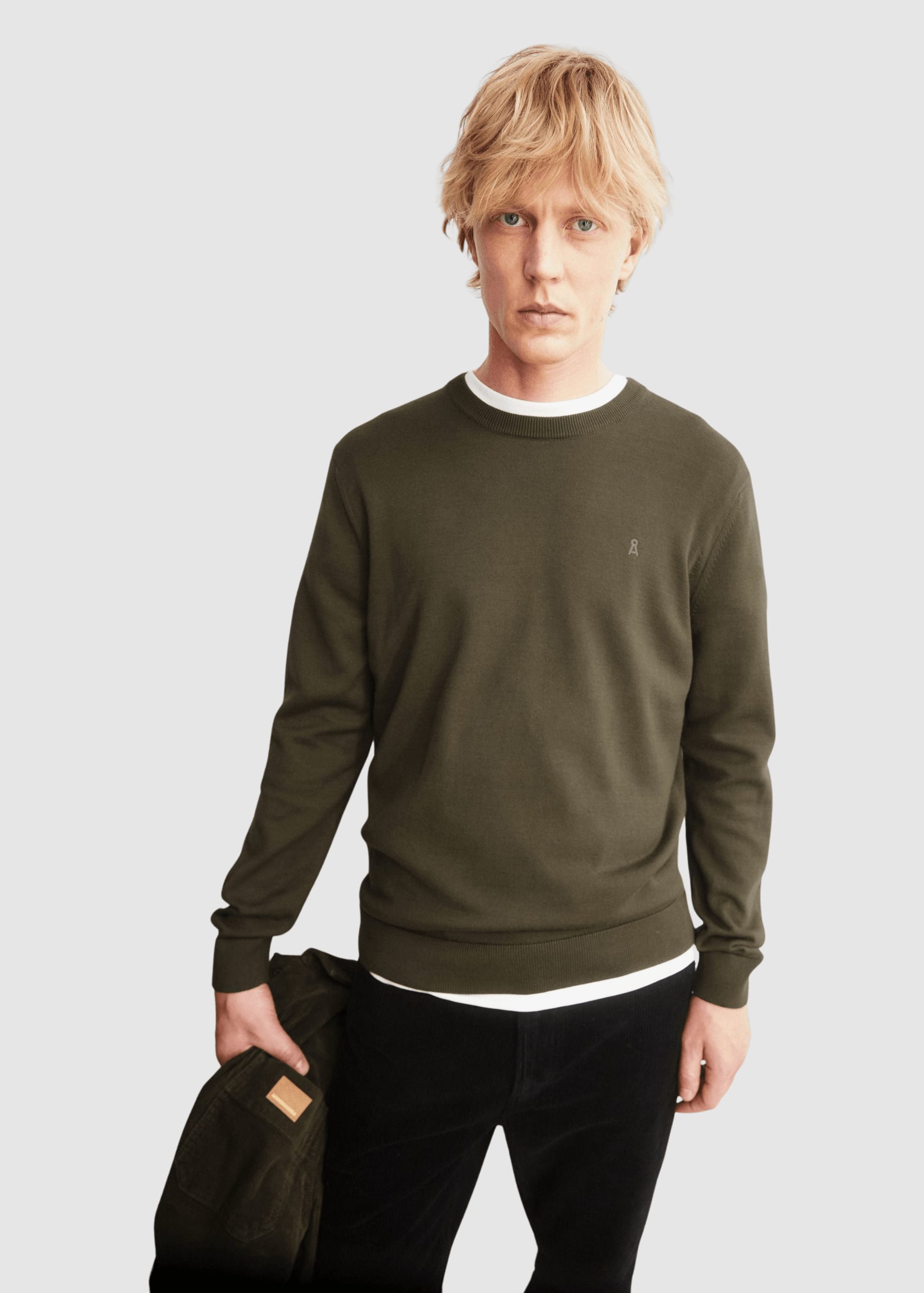 Loukaa Knit Sweater Dark Earth