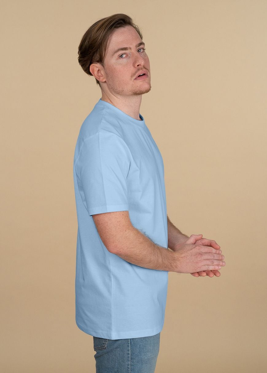 GXB-STTU169-BLUESOUL-02.jpg Classic T-Shirt Man Blue Soul