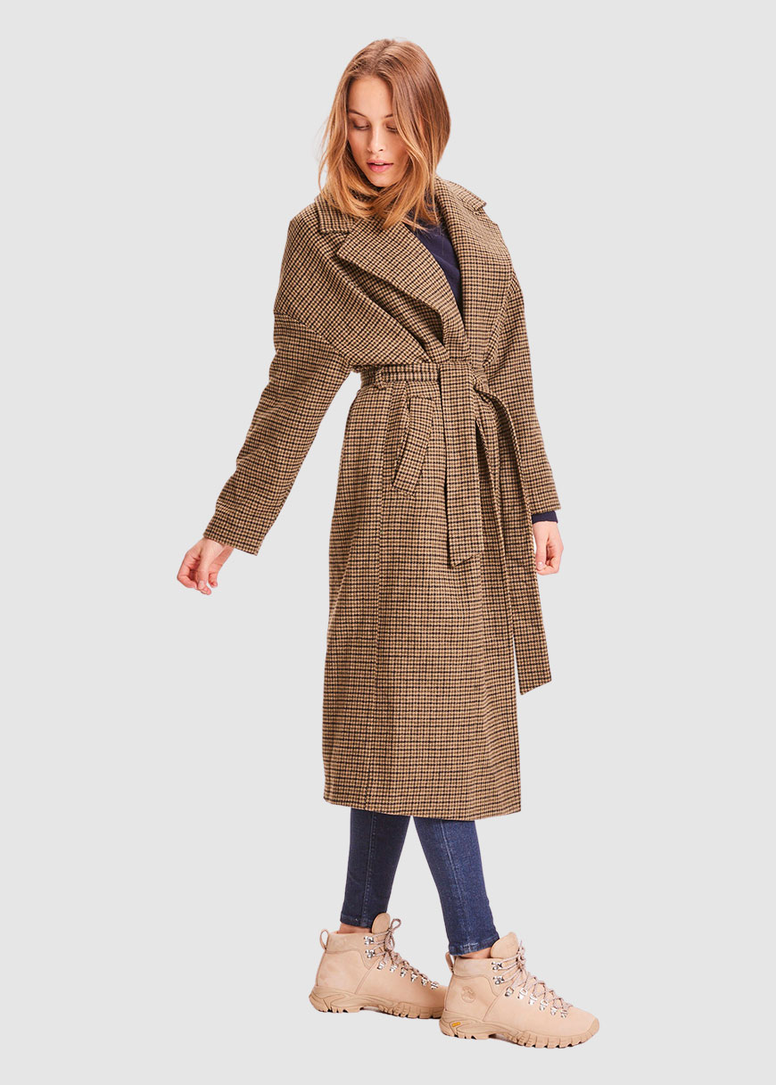 Poppy Wool Lapel Coat Poppy Wool Lapel Coat