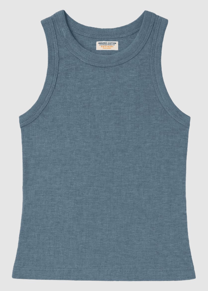 Romy Rib Tanktop Vintage Grey
