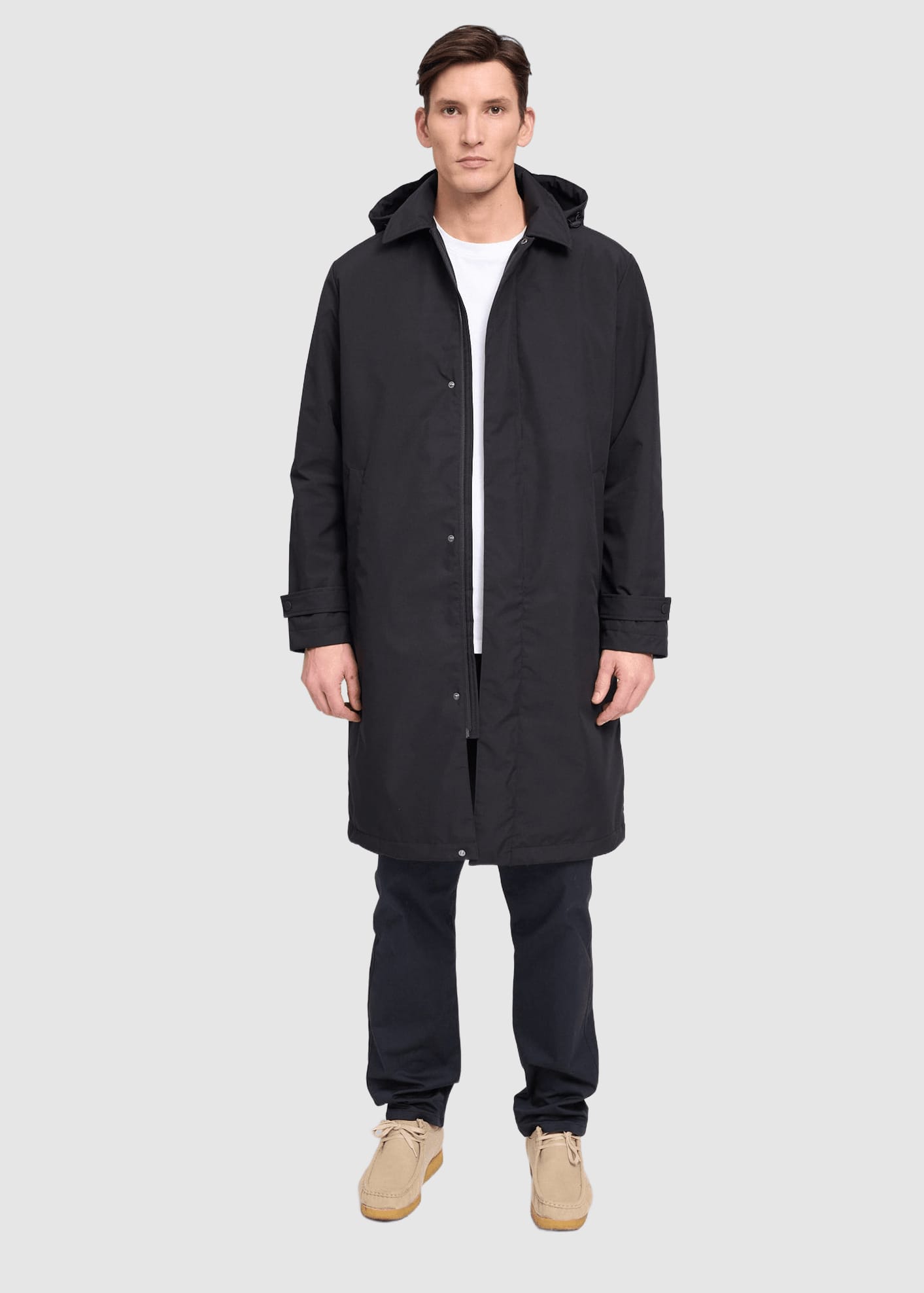 Light Padded Coat Black