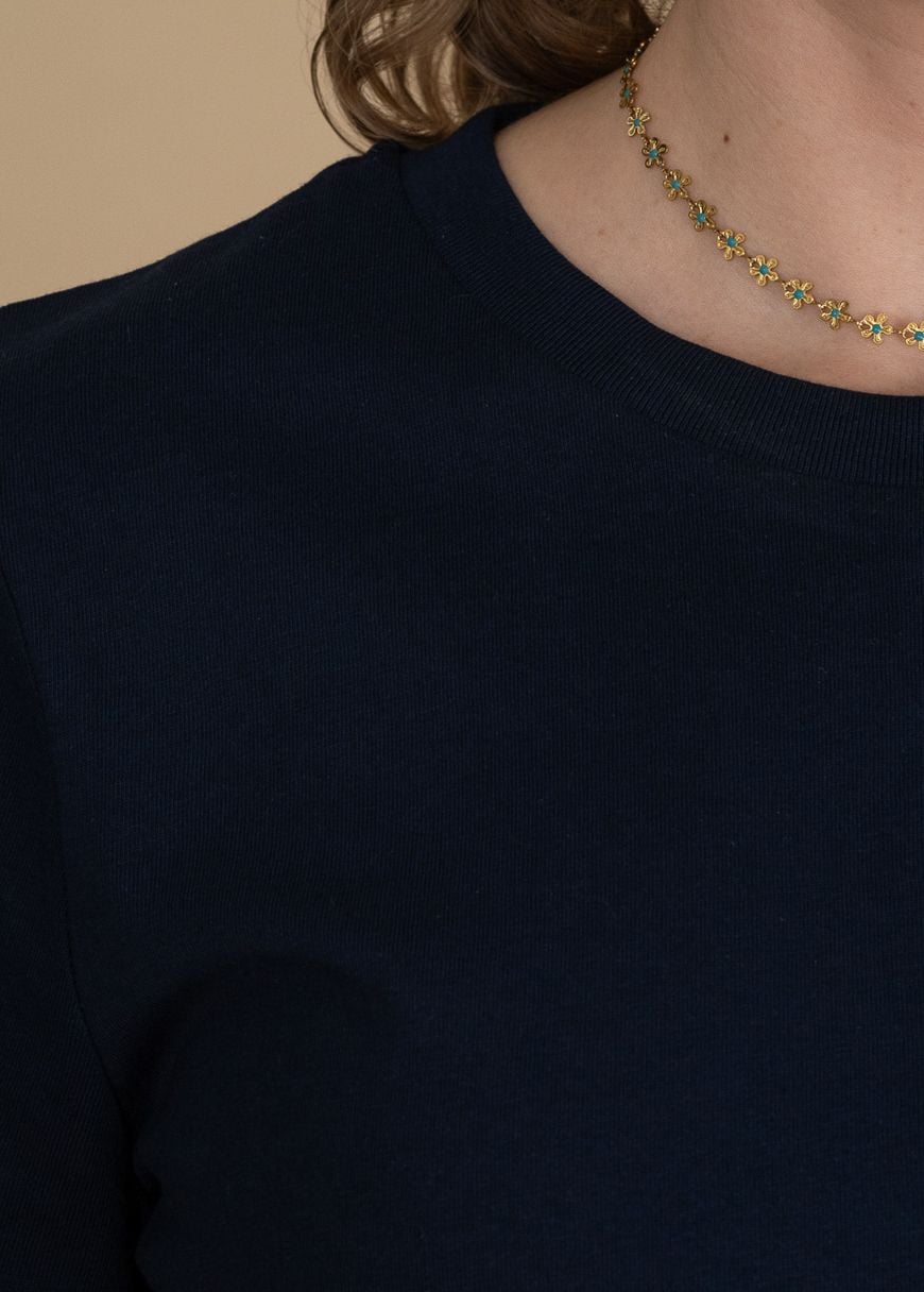 Classic T-Shirt Woman French Navy