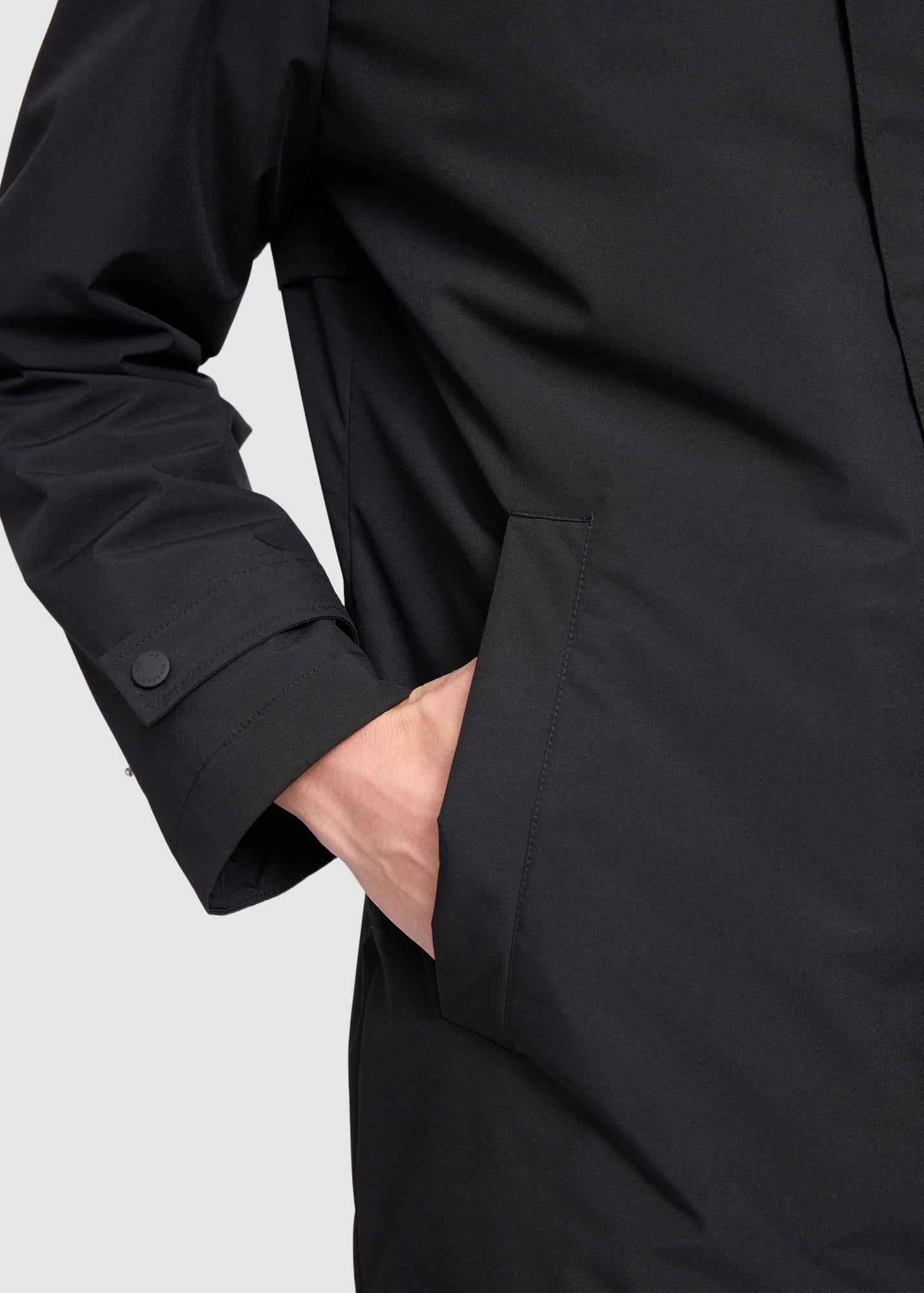 Light Padded Coat Black