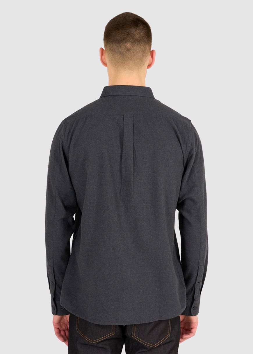 Regular Fit Melangé Flannel Shirt Regular Fit Melangé Flannel Shirt