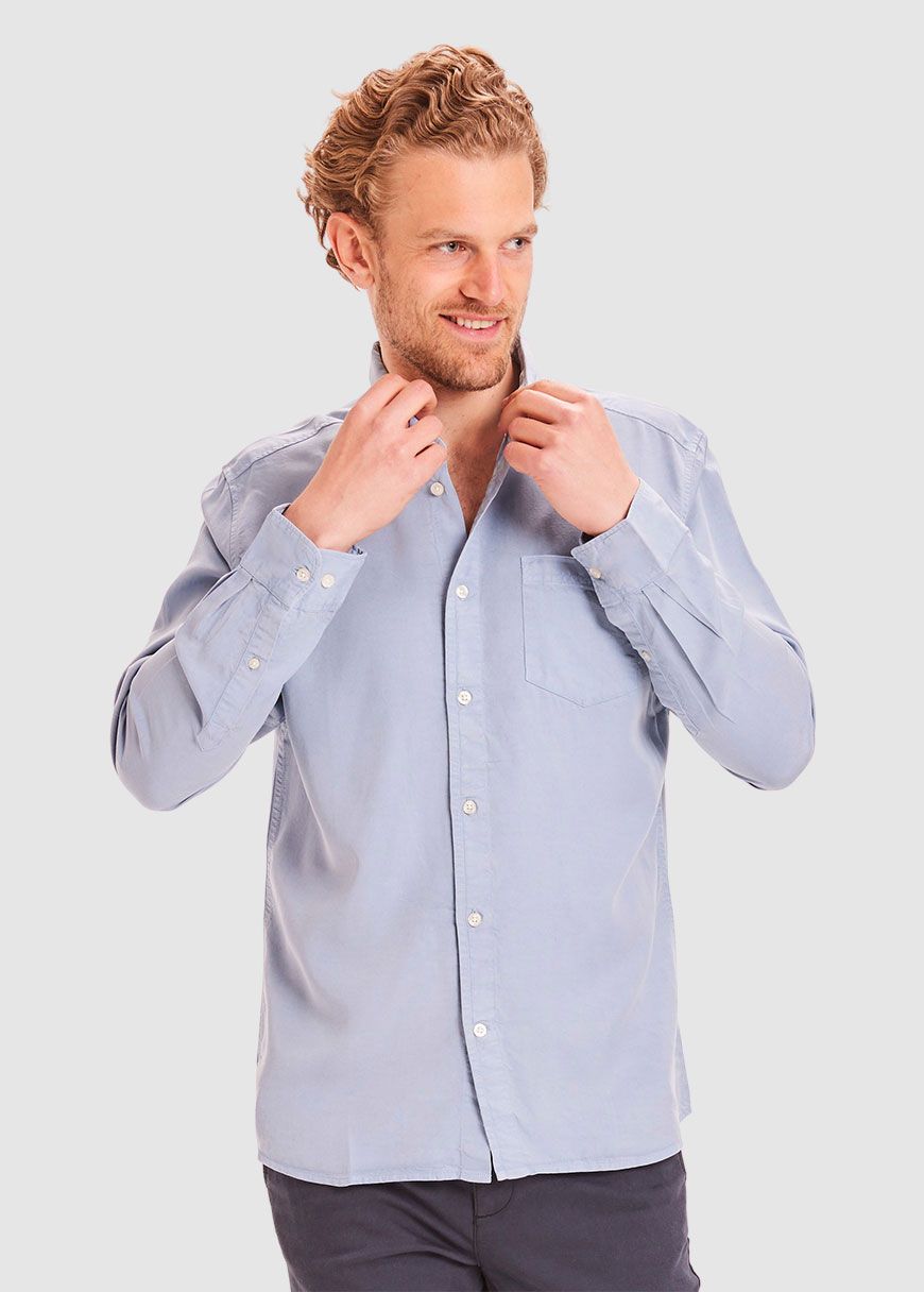 Larch Garment Dyed Button Down LS W Pipe Cf Larch Garment Dyed Button Down LS W Pipe Cf