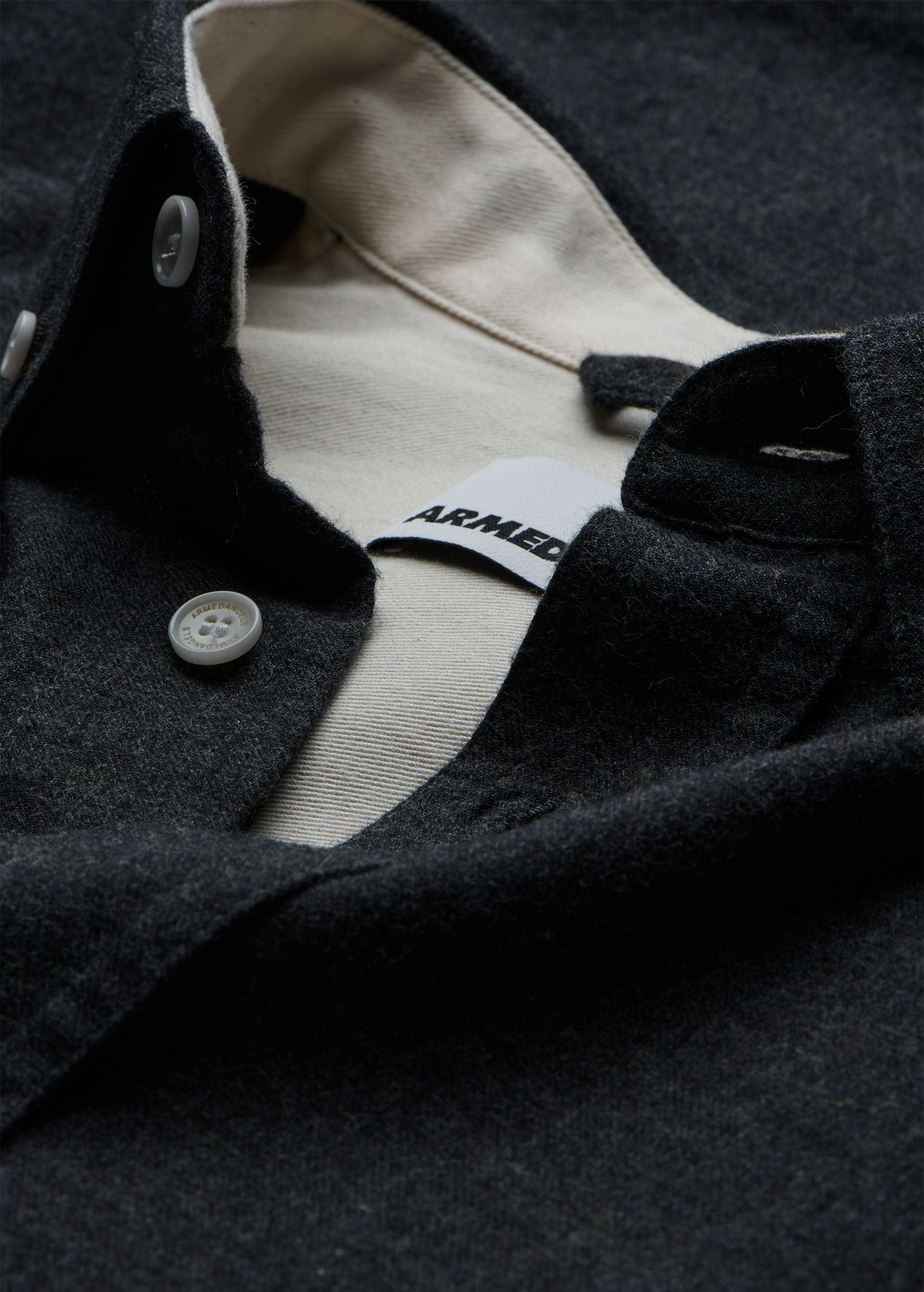 armedangels-araamo-flannel-shirt-anthrazit-melange-7.jpeg Araamo Flannel Shirt Anthrazit Melange