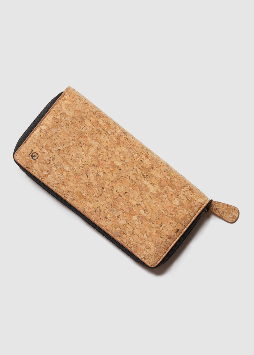 Banker Cork Zip Wallet