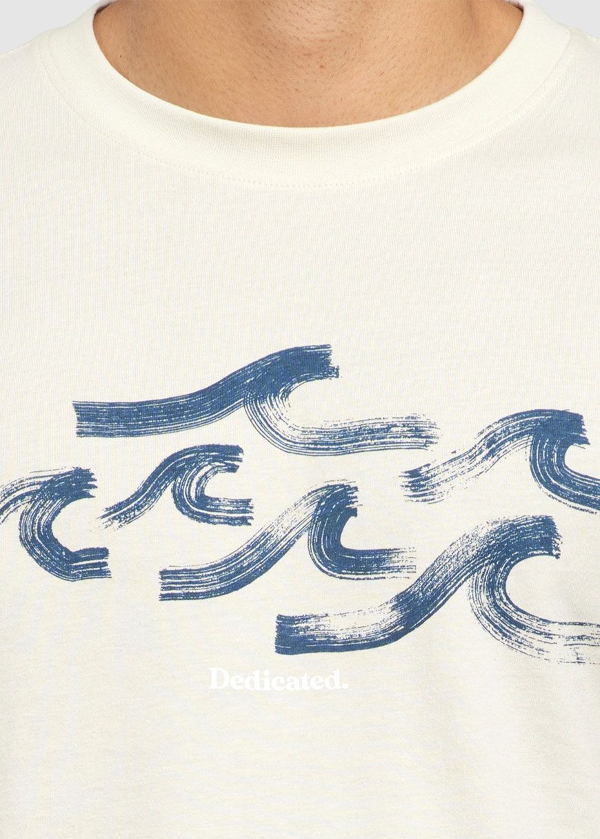 T-Shirt Stockholm Brush Waves Logo