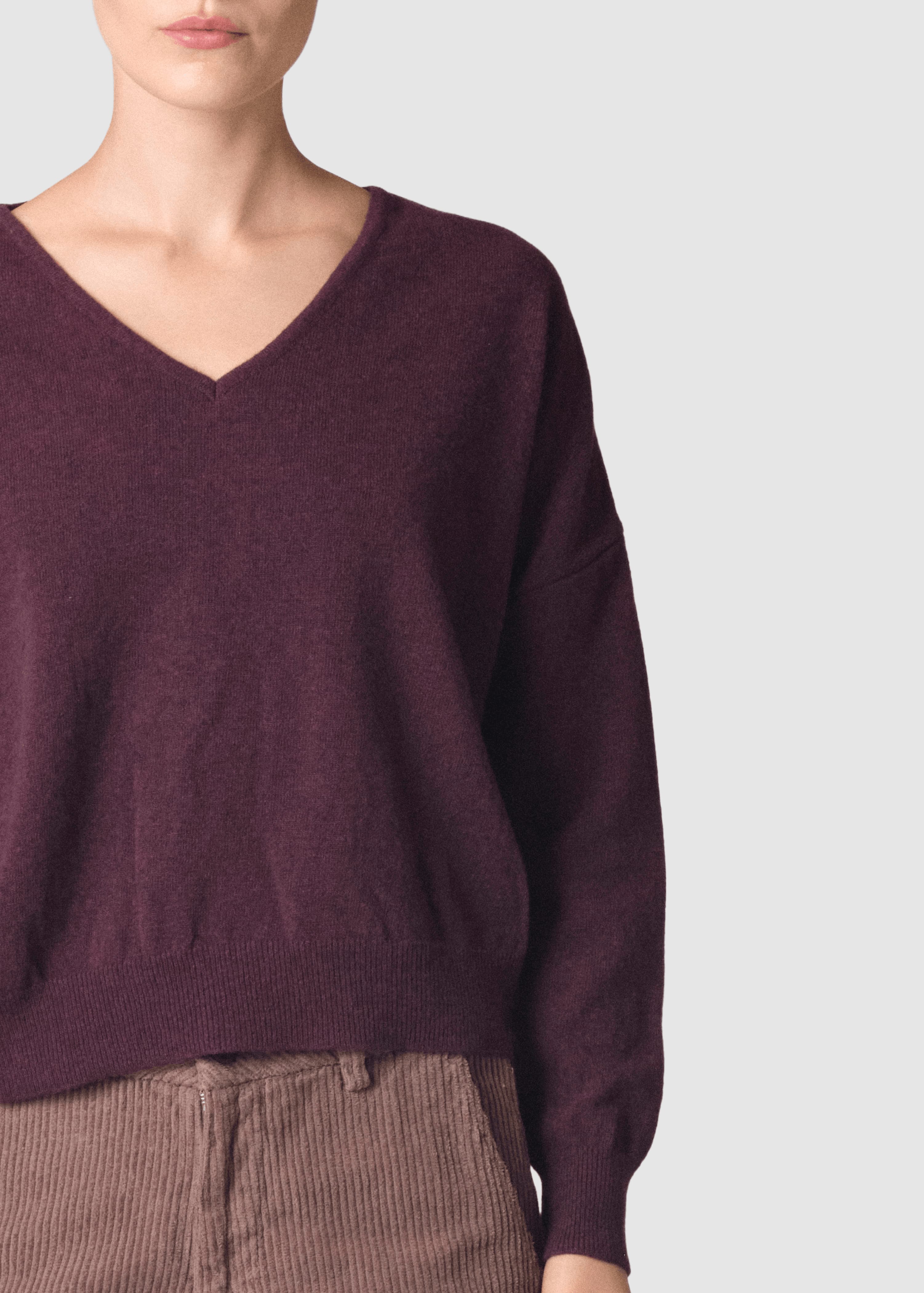 Vanessa Knit Burgundy