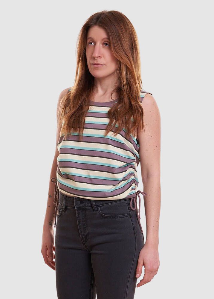 Multicolor-Stripe Top Multicolor-Stripe Top