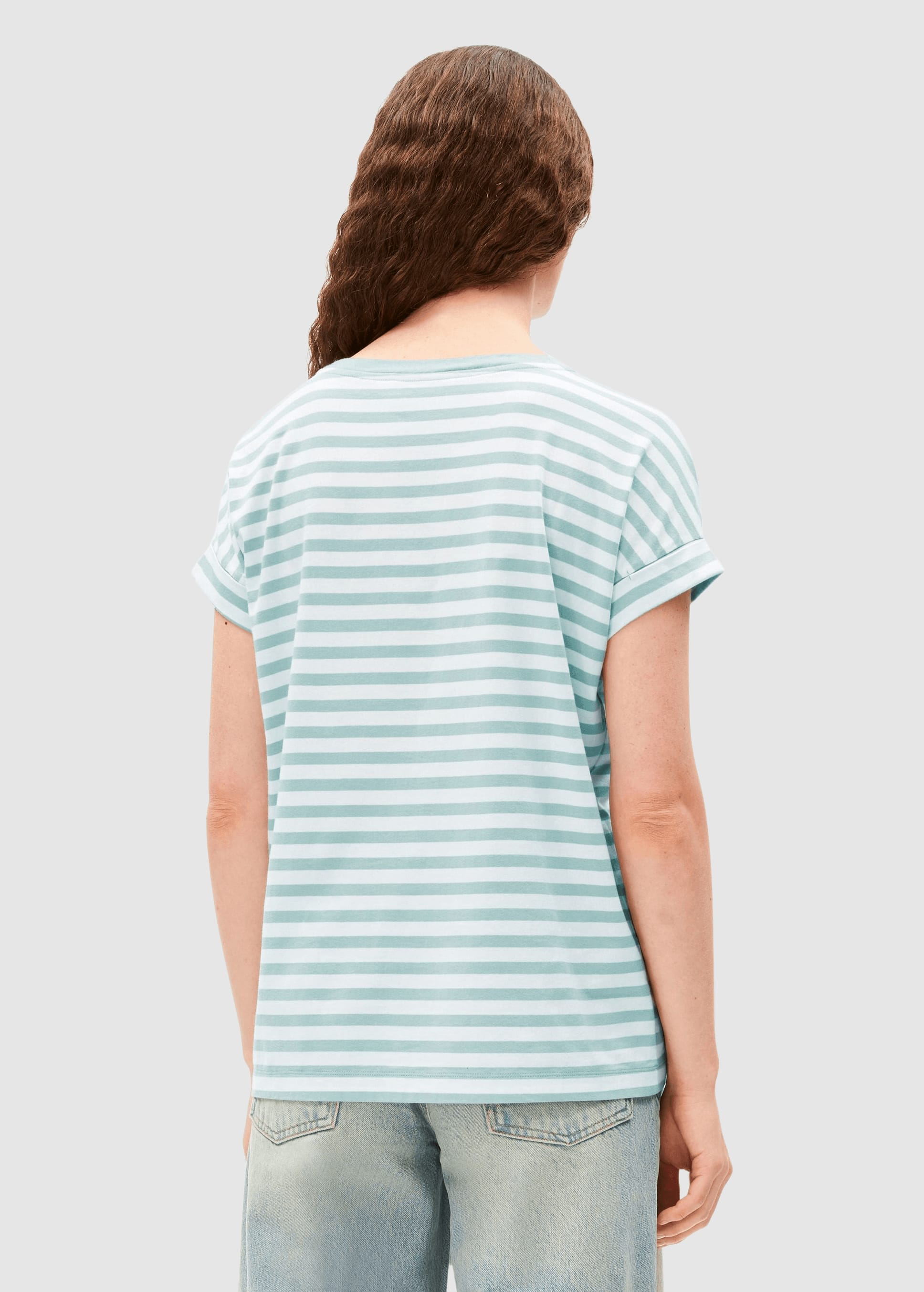 Idaara Stripe T-Shirt White-Foam Idaara Stripe T-Shirt White-Foam