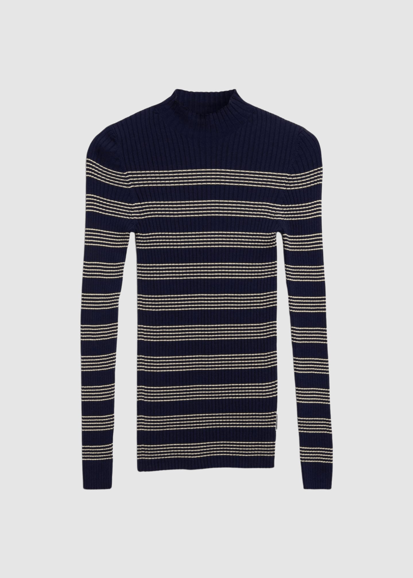 armedangels-alaania-striped-knit-sweater-tinted-navy-golden-hay-6.jpeg Alaania Striped Knit Sweater Tinted Navy Golden Hay