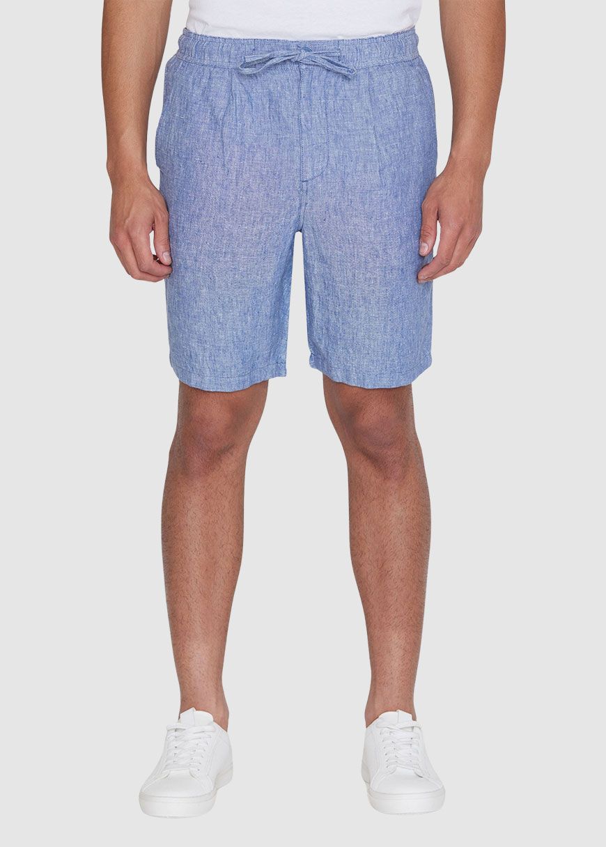 Fig Loose Linen Shorts