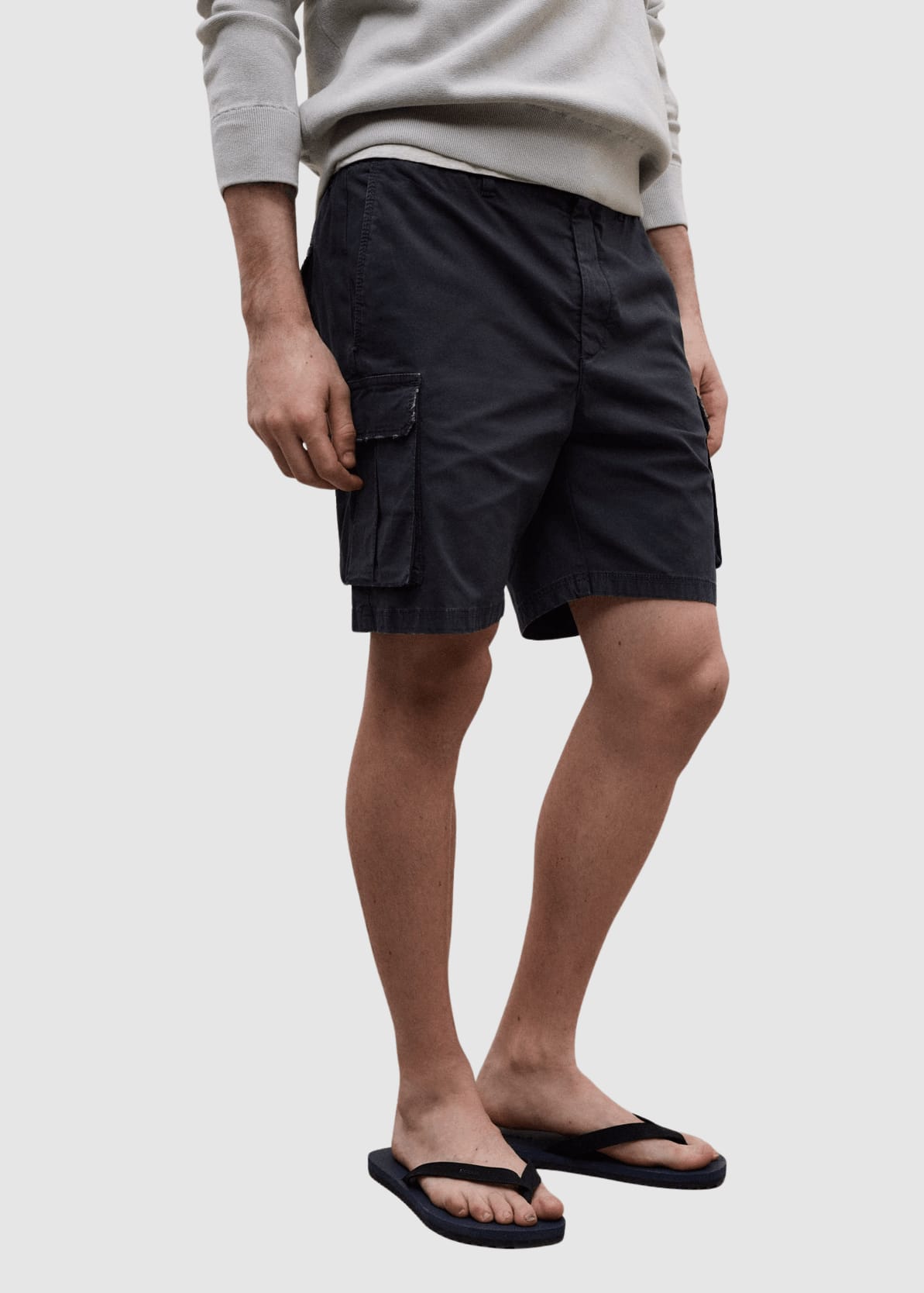 Ethicargo Shorts Man Asphalt