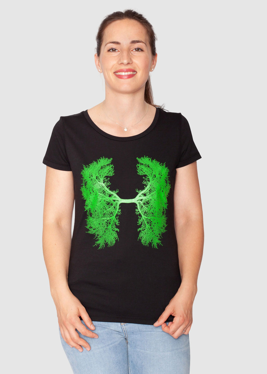 W Green Lung T-Shirt W Green Lung T-Shirt