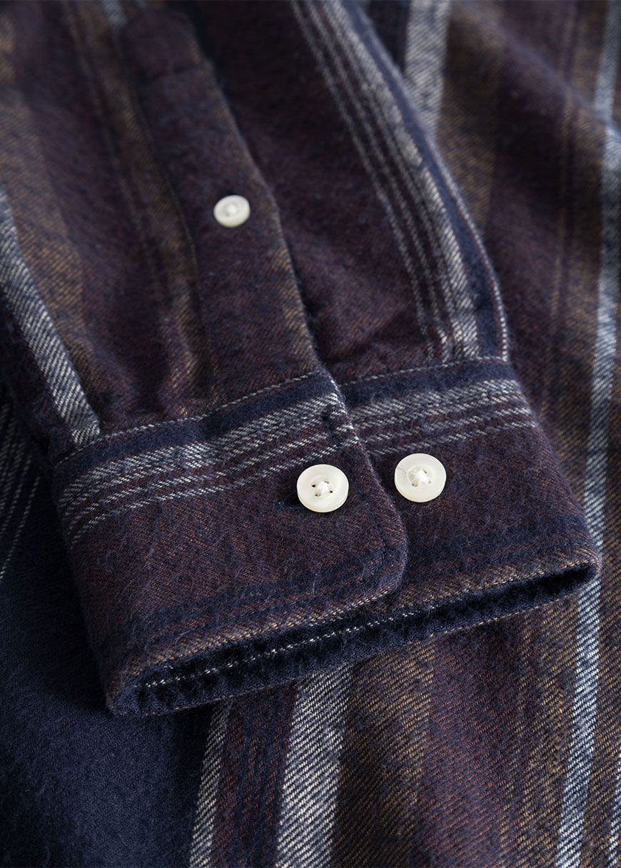 Loose Fit Double Layer Striped Shirt Loose Fit Double Layer Striped Shirt