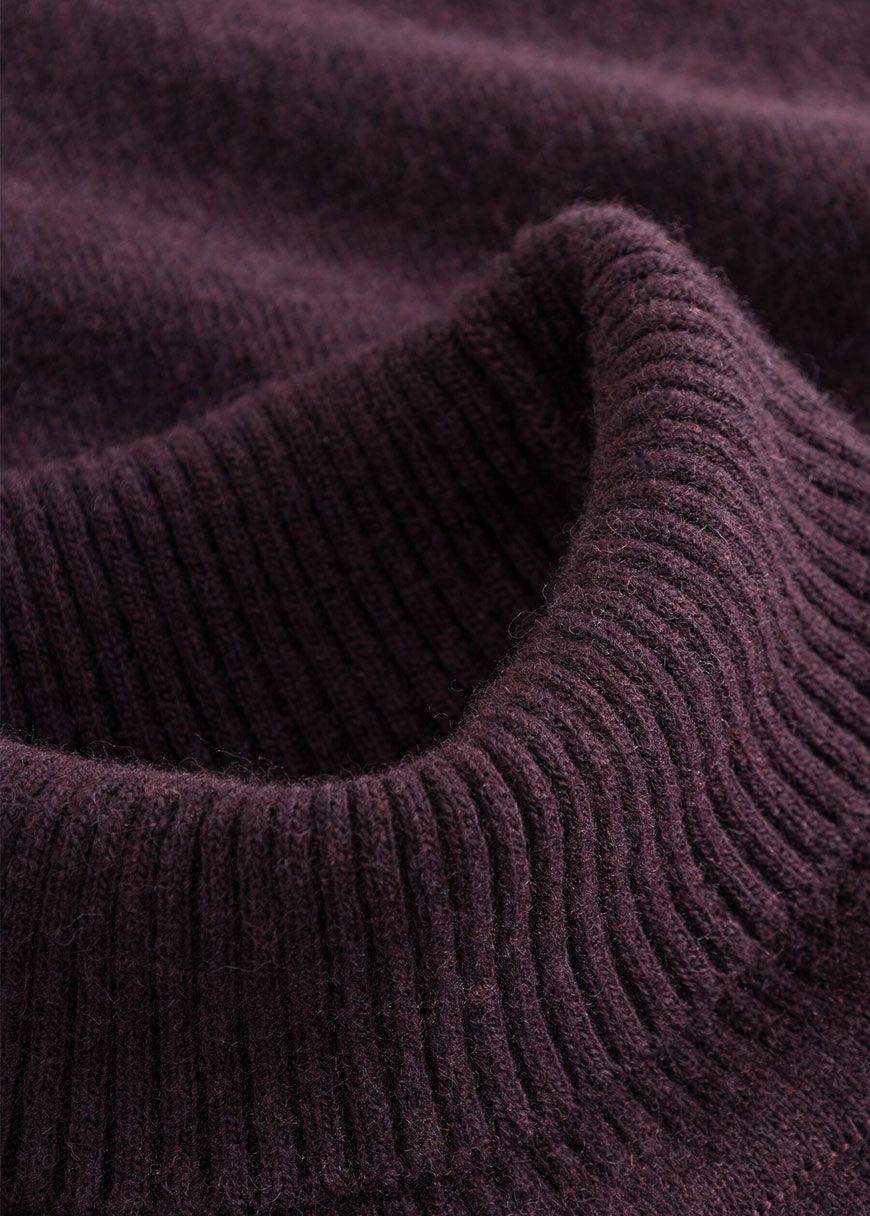Roll Neck Wool Knit