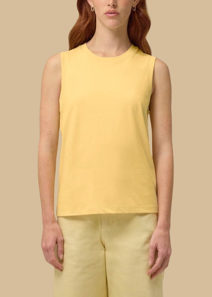 Cropped Tanktop Woman Viva Yellow