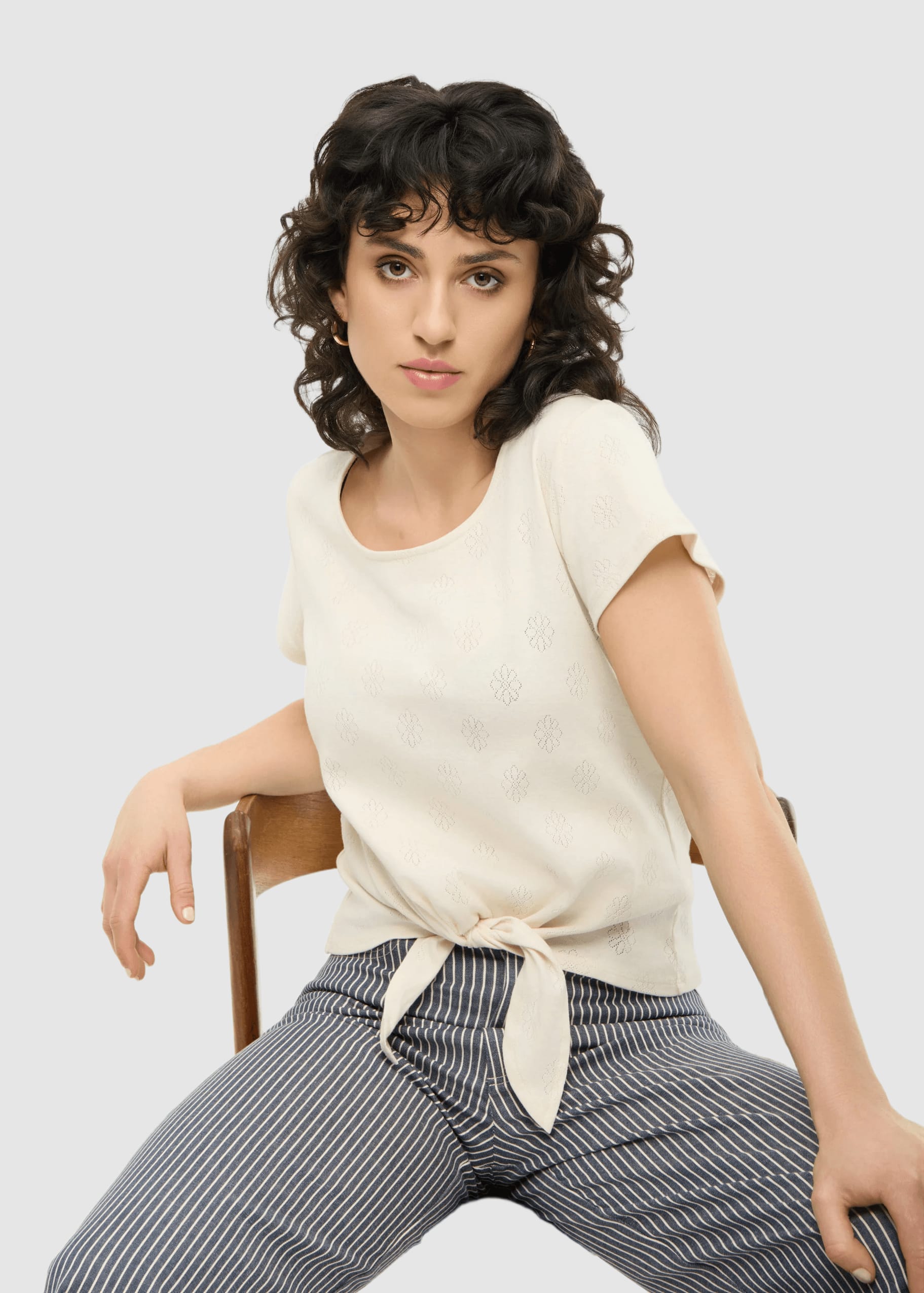 Floral Sky Top White Floral Sky Top White