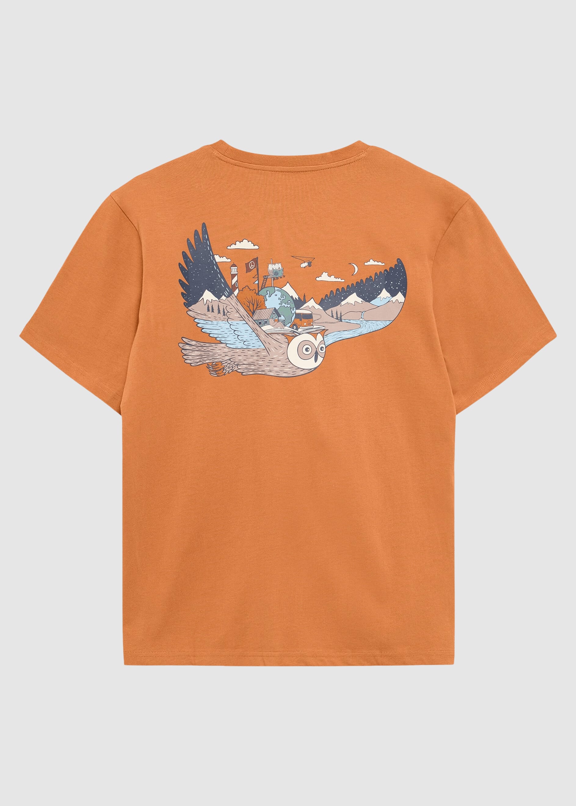 Back Print T-Shirt Lion