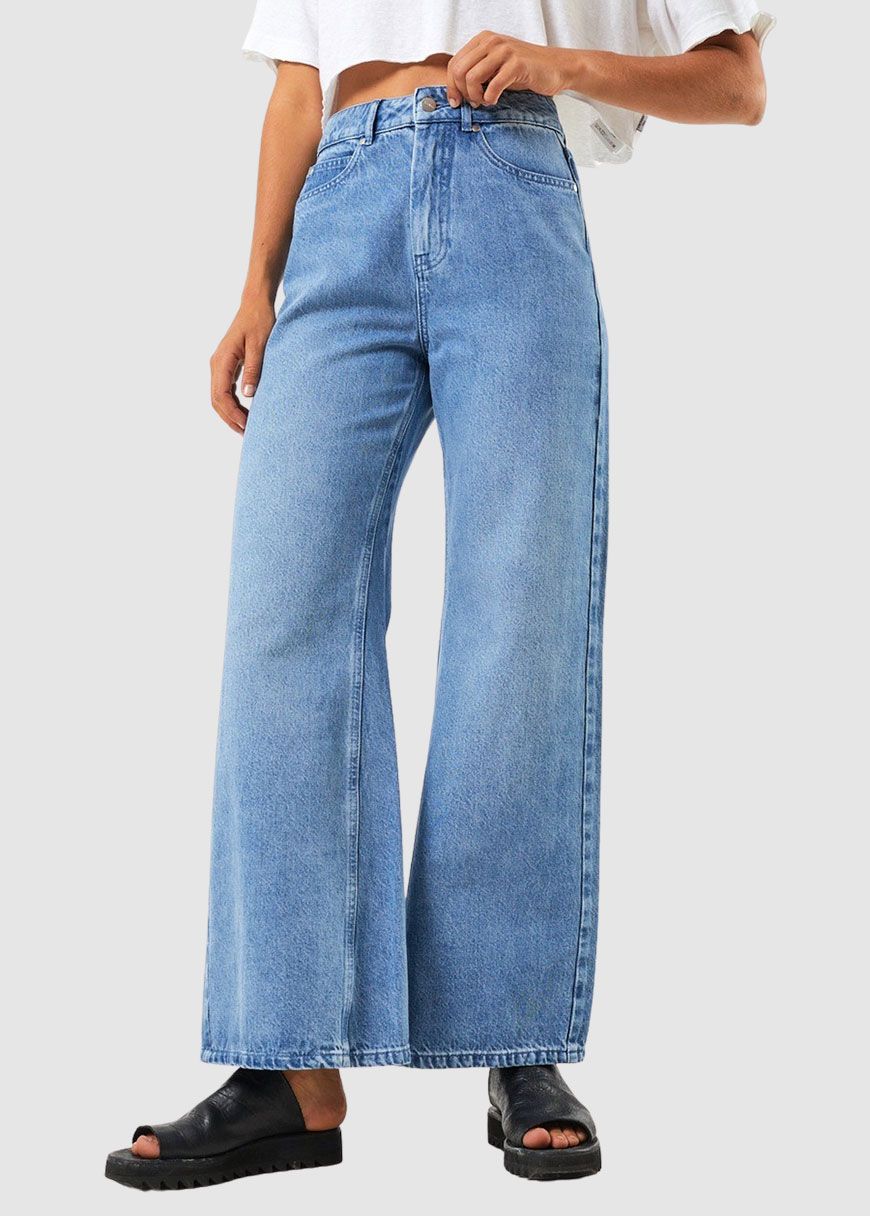 Gigi Hemp Denim Flared Jeans