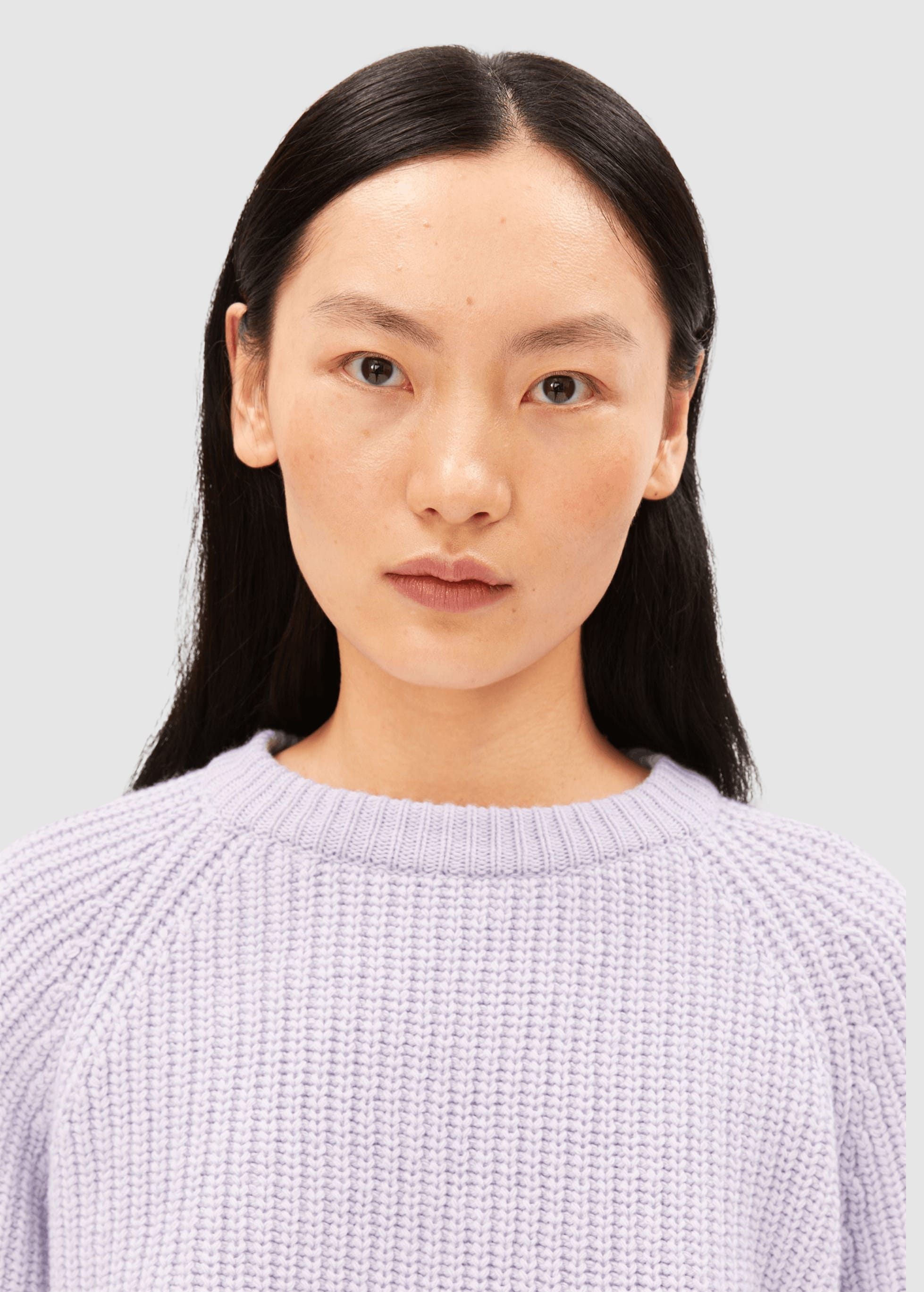 Rib Knit Sweater Moonlit Lilac