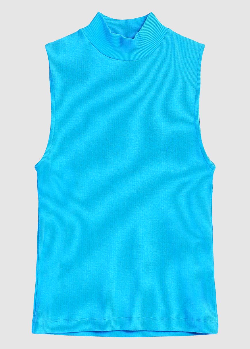 High Neck Rib Top High Neck Rib Top