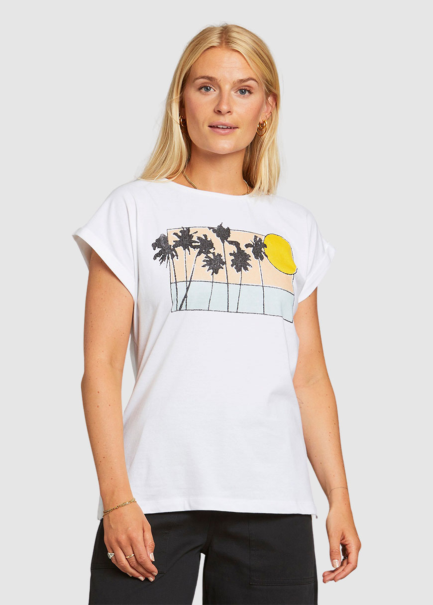 T-Shirt Visby Sunset Palms