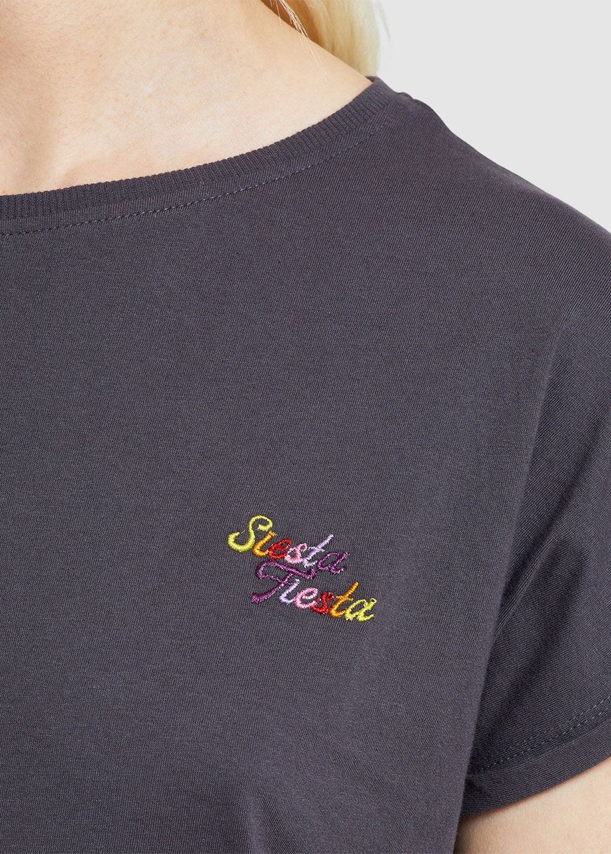 T-Shirt Visby Siesta Fiesta Text T-Shirt Visby Siesta Fiesta Text