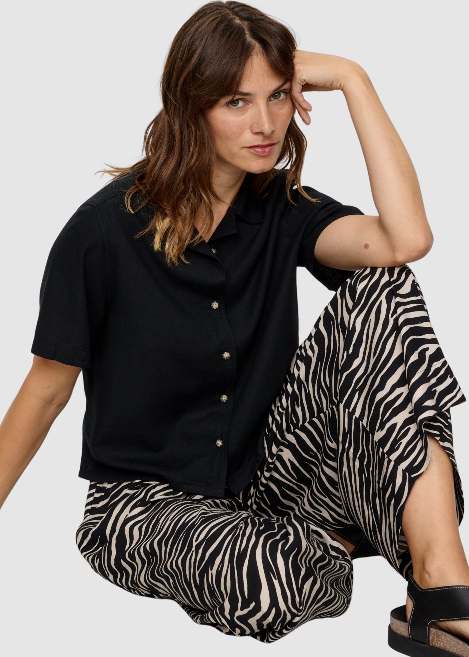 Blouse Camellia Black
