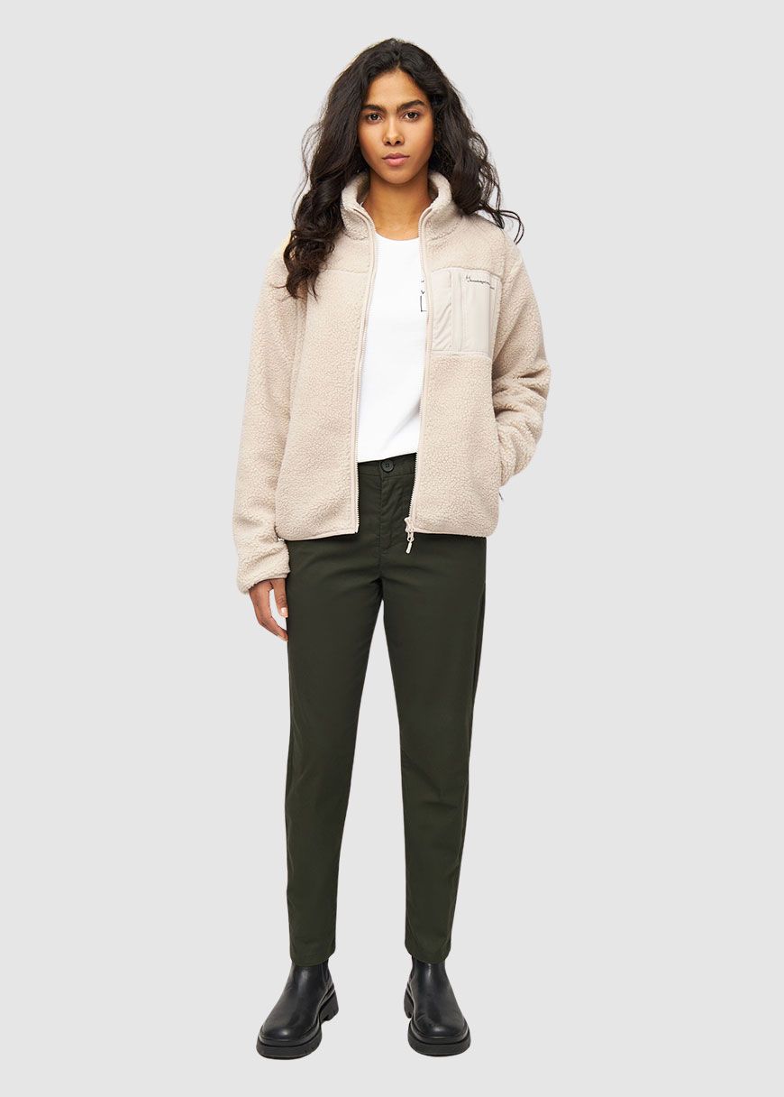 Teddy High Neck Zip Jacket Teddy High Neck Zip Jacket