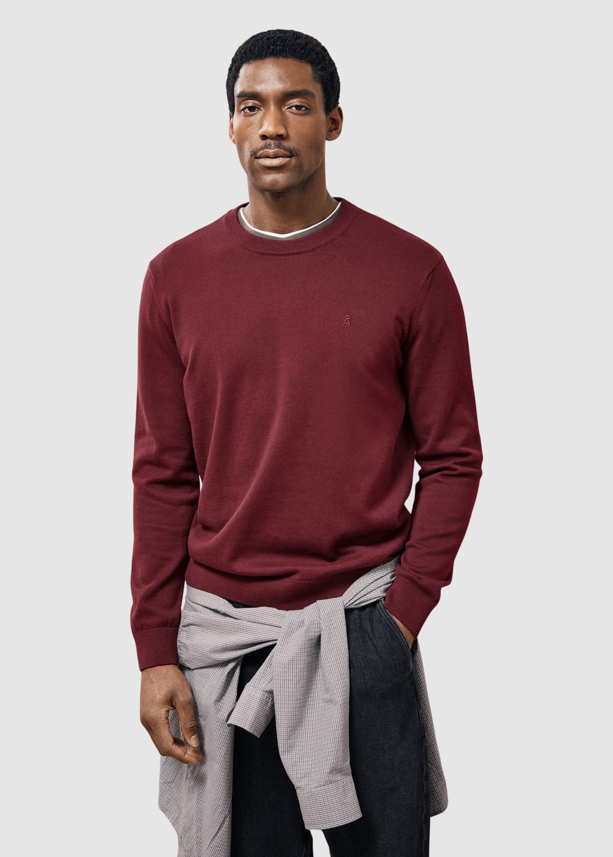 armedangels-loukaa-knit-sweater-velvet-red-4.jpeg Loukaa Knit Sweater Velvet Red