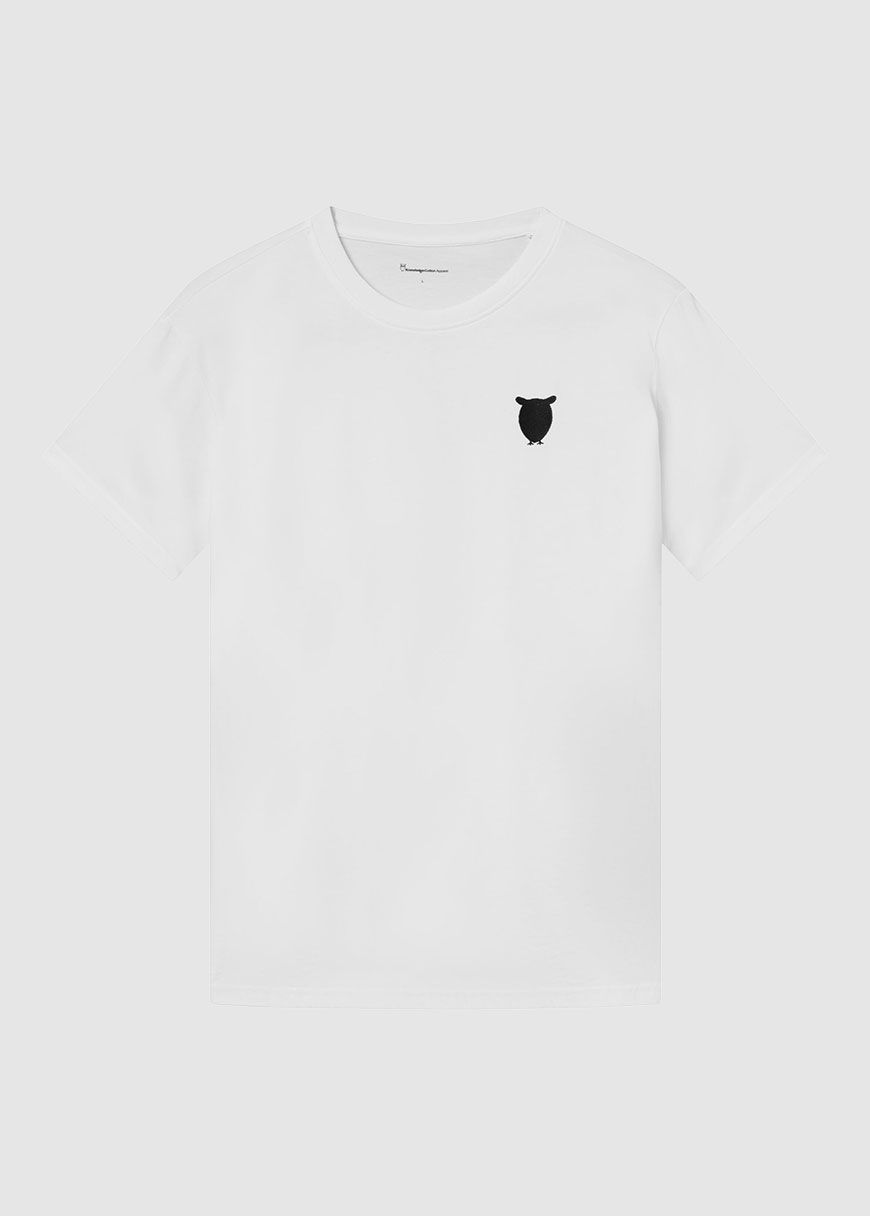 Regular Fit Owl Chest Embroidery T-Shirt Regular Fit Owl Chest Embroidery T-Shirt