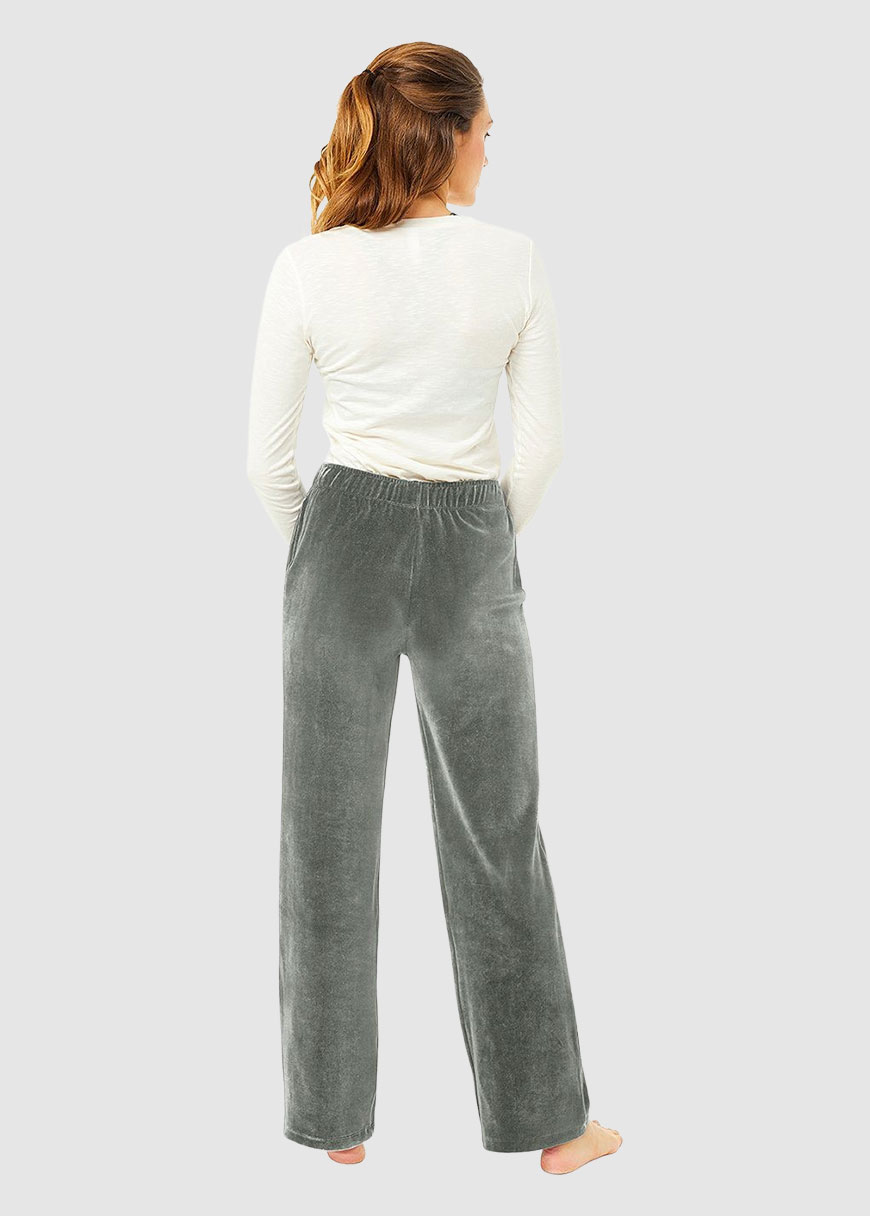 High Rise Velvet Pants