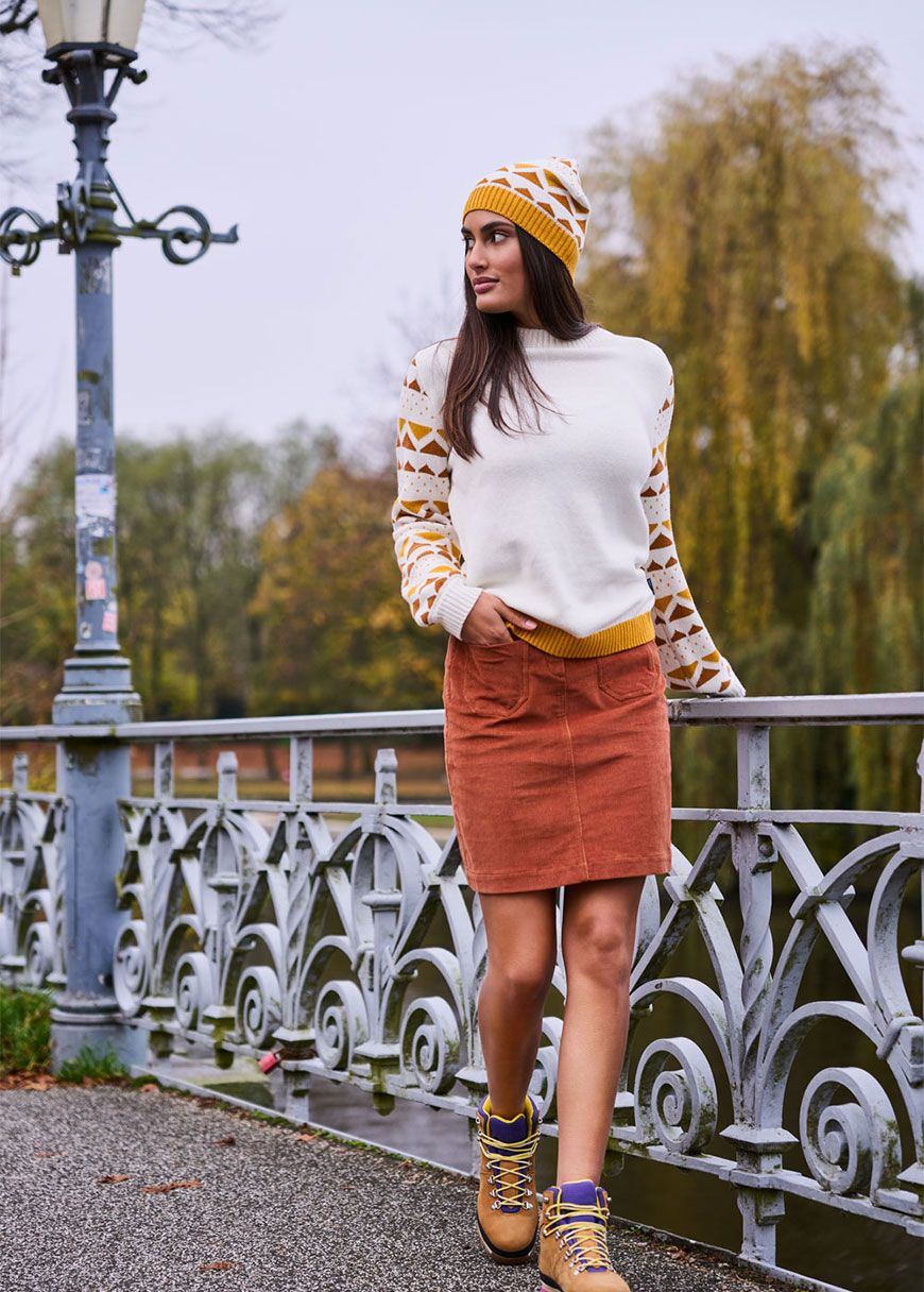Gemusterter Strickpullover Gemusterter Strickpullover