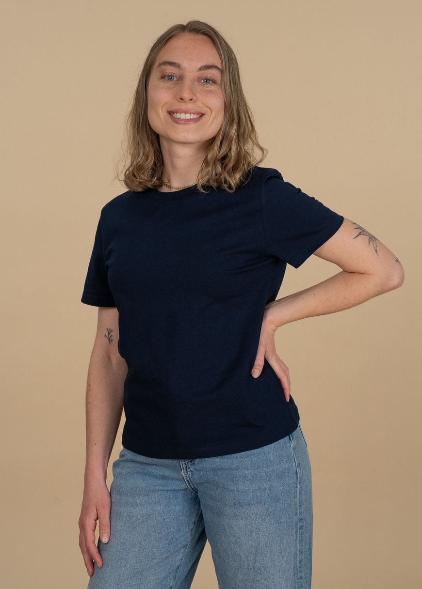 Classic T-Shirt Woman French Navy