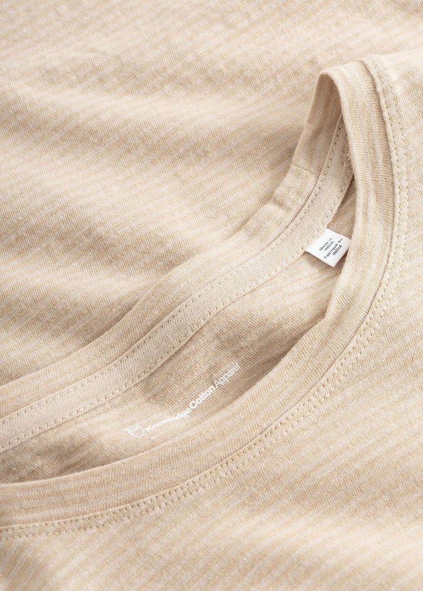 Narrow Striped Slub T-Shirt Narrow Striped Slub T-Shirt